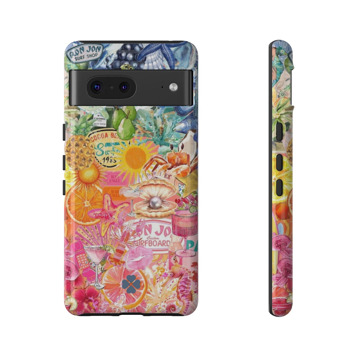 Rainbow Summer Collage Phone Case