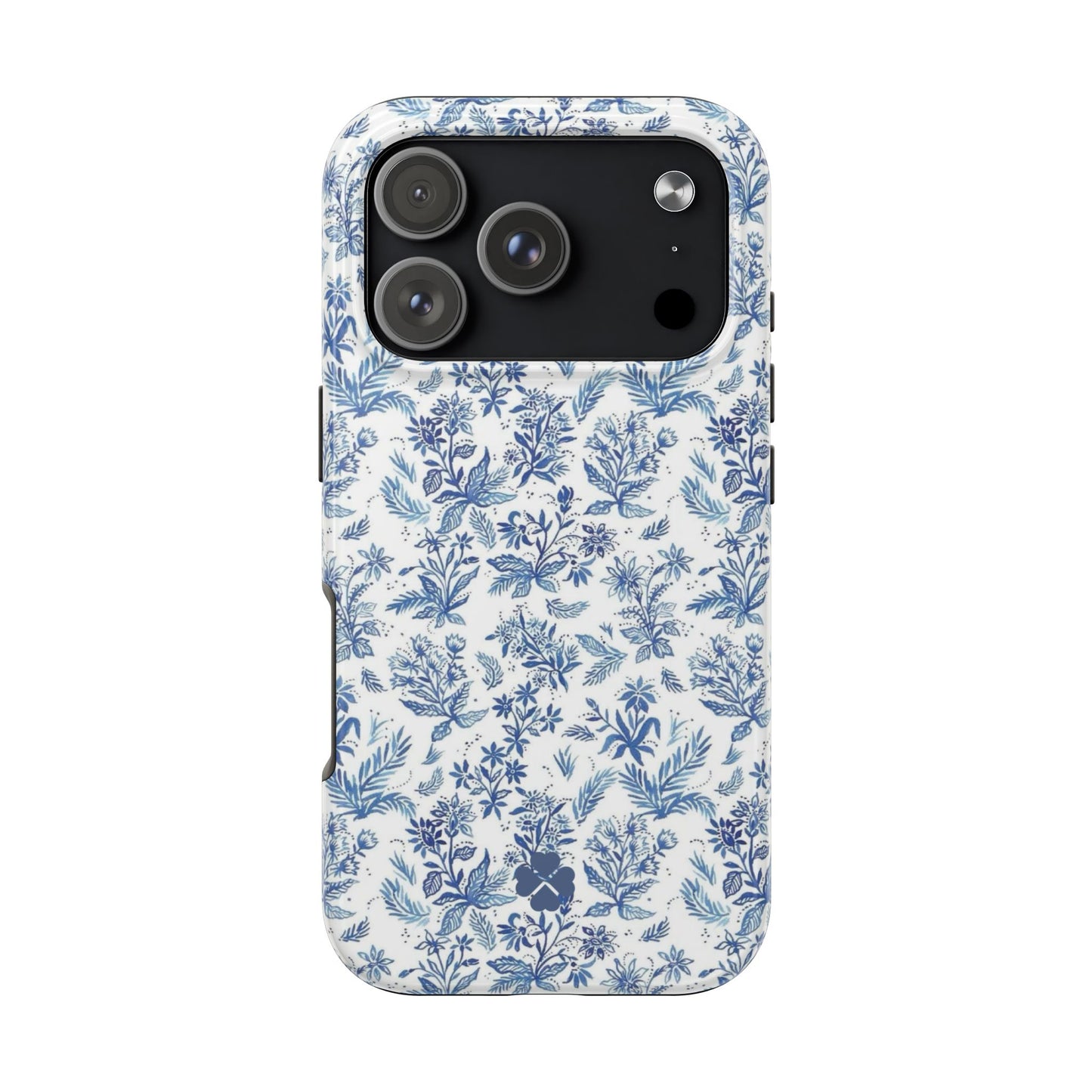 Blue Toile Phone Case