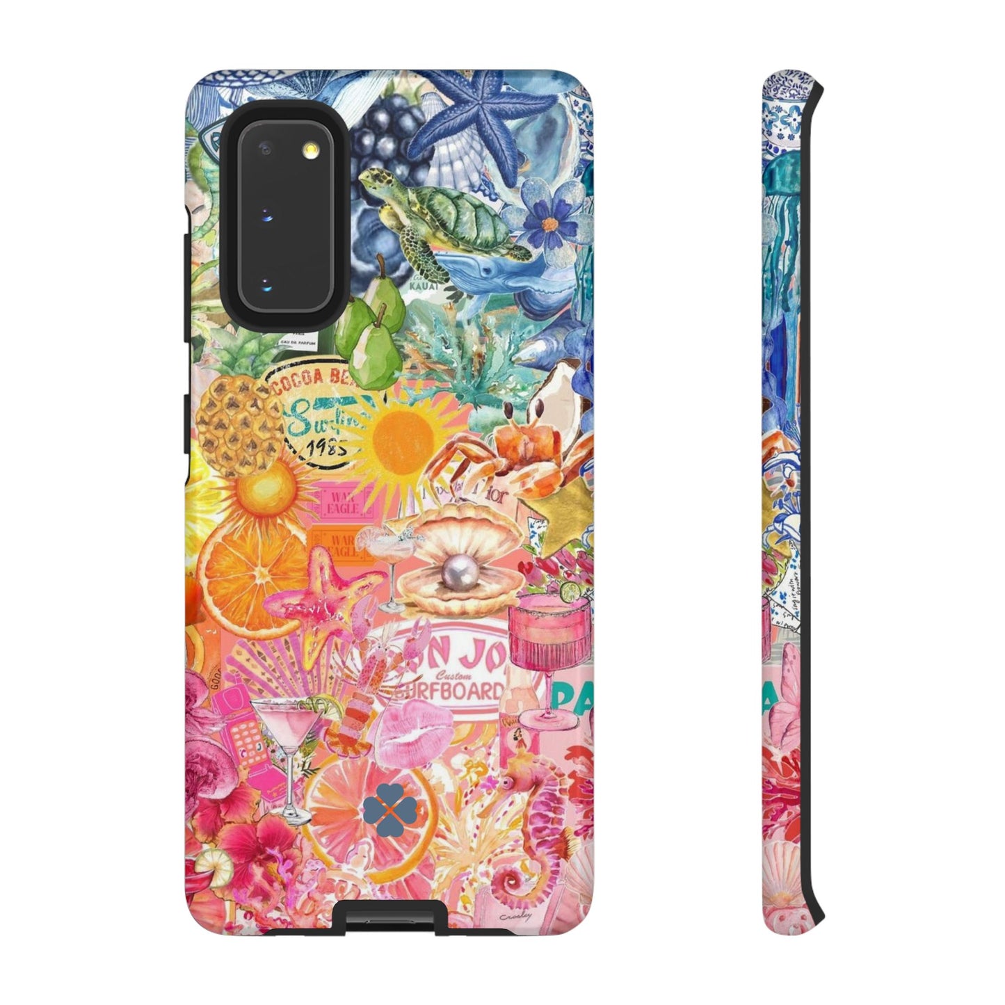 Rainbow Summer Collage Phone Case