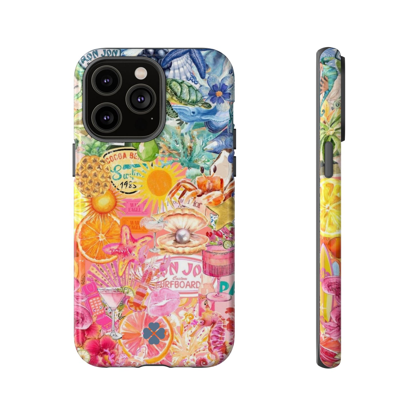 Rainbow Summer Collage Phone Case