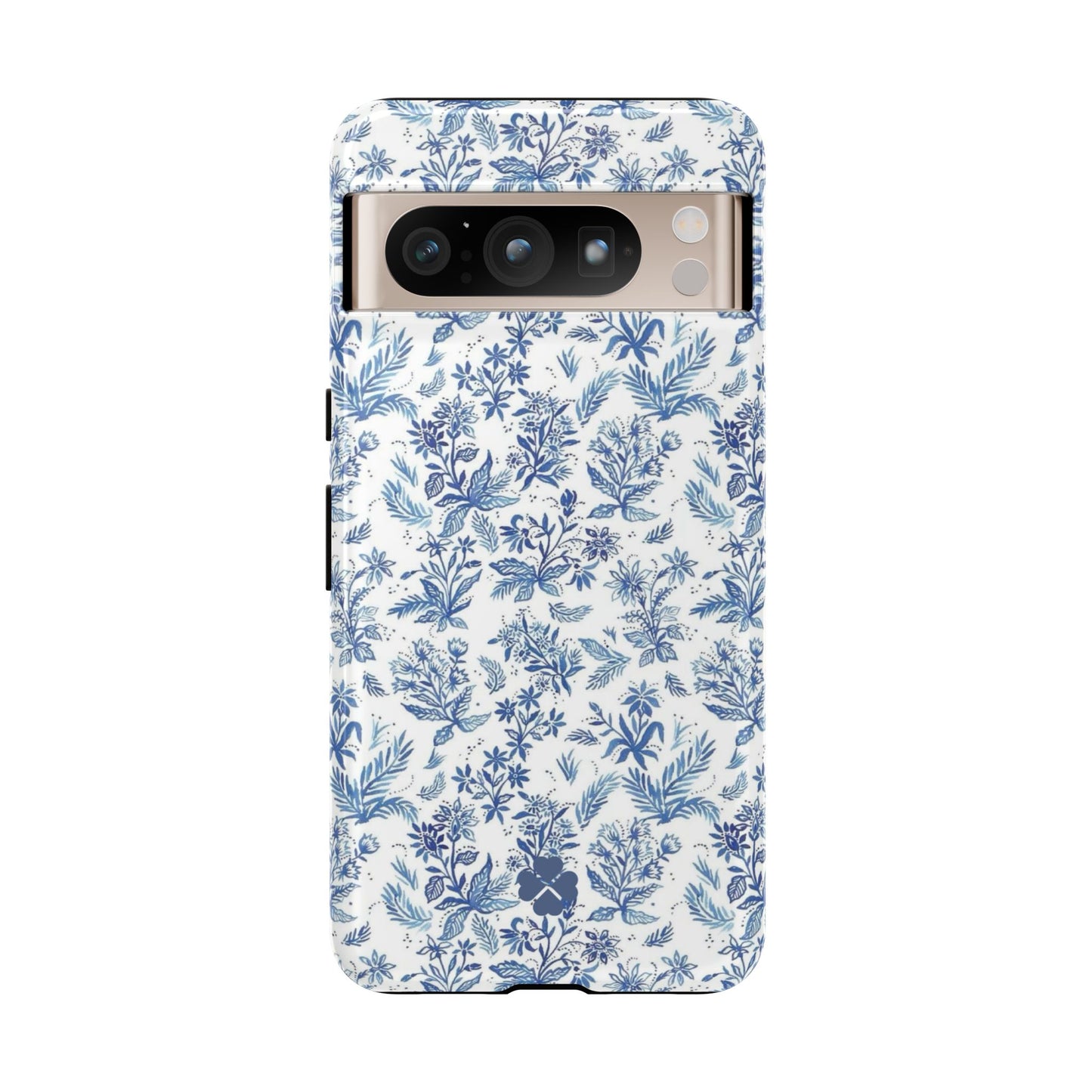 Blue Toile Phone Case