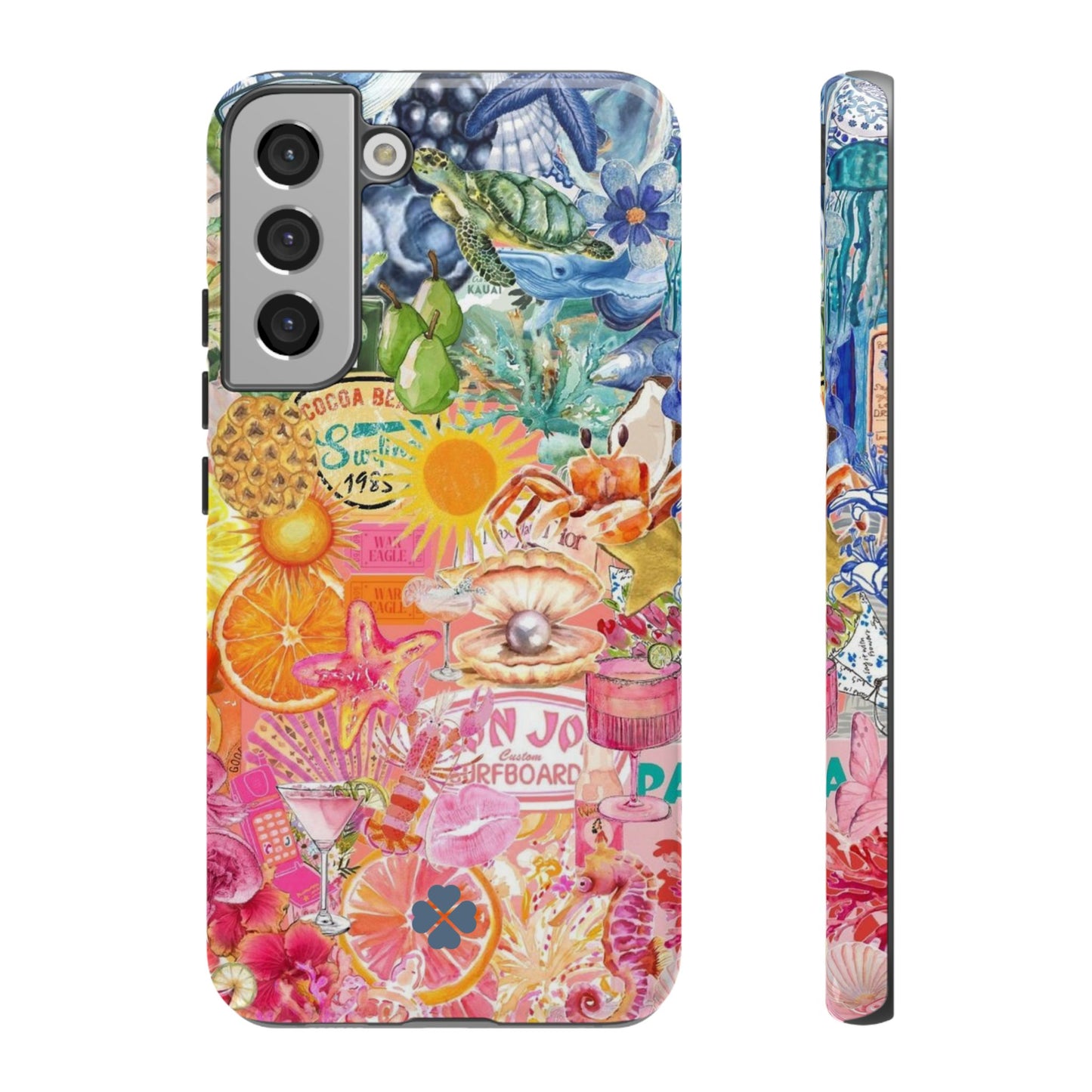 Rainbow Summer Collage Phone Case
