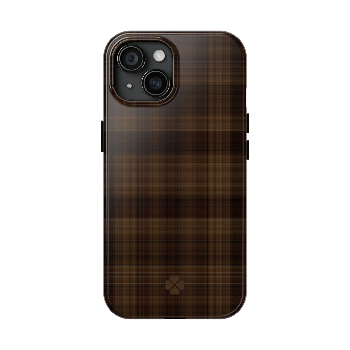 Brown Flannel Phone Case