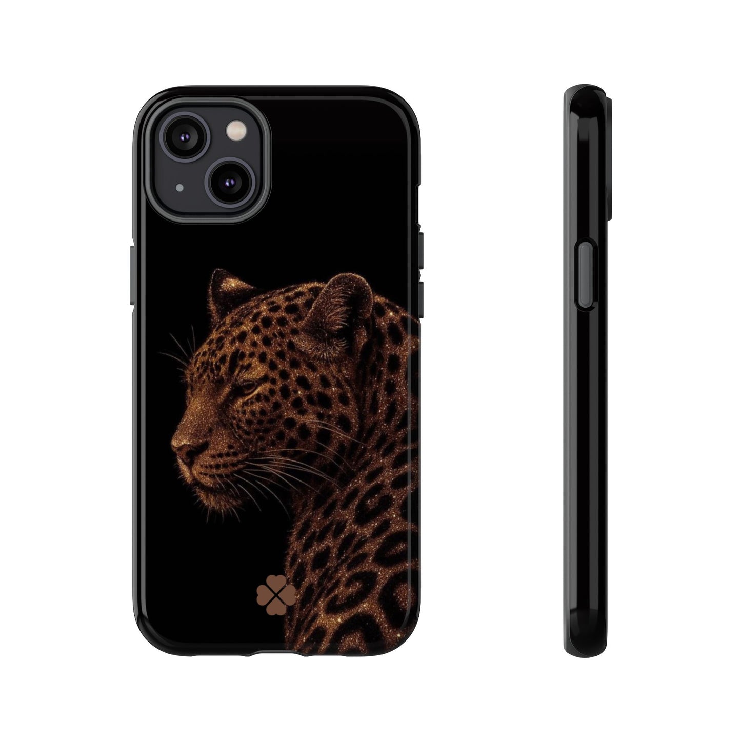 Glitter Leopard Phone Case
