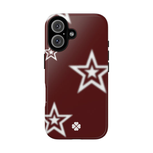 Starry Maroon Phone Case