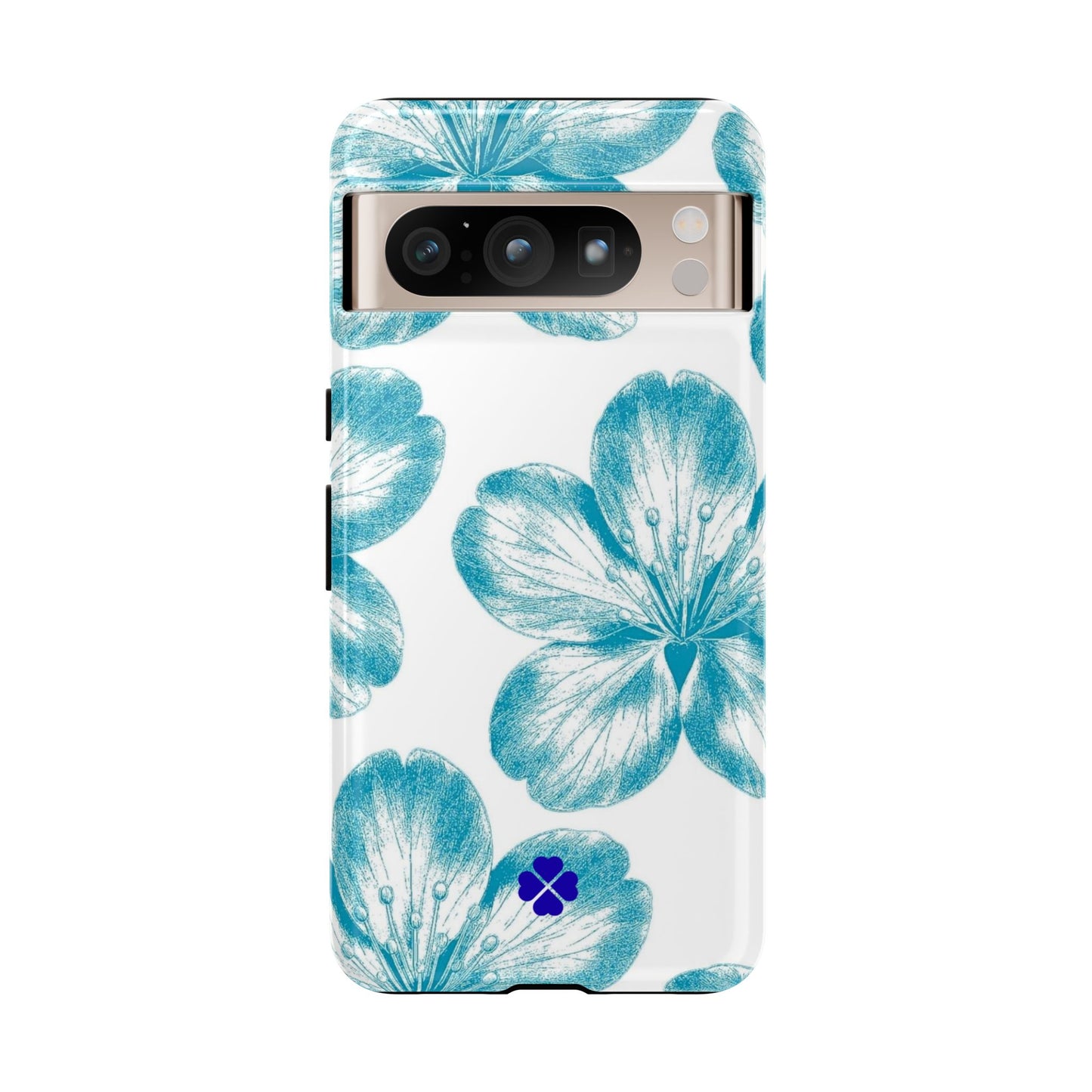 Blue Hibiscus Phone Case