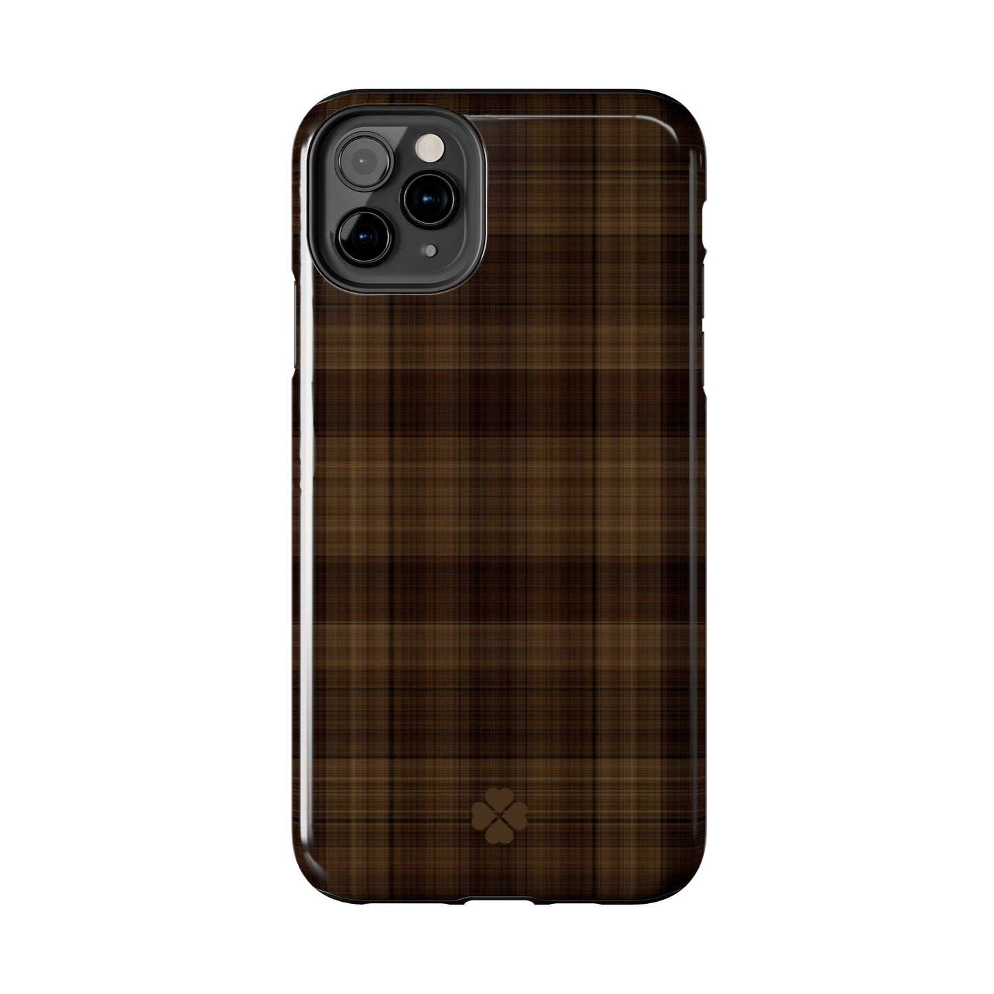 Brown Flannel Phone Case