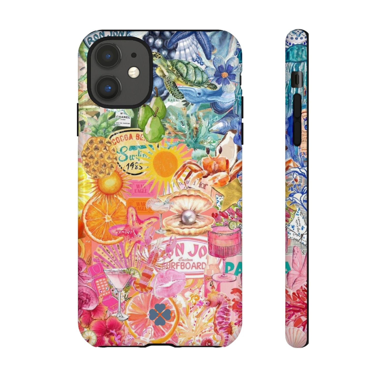 Rainbow Summer Collage Phone Case