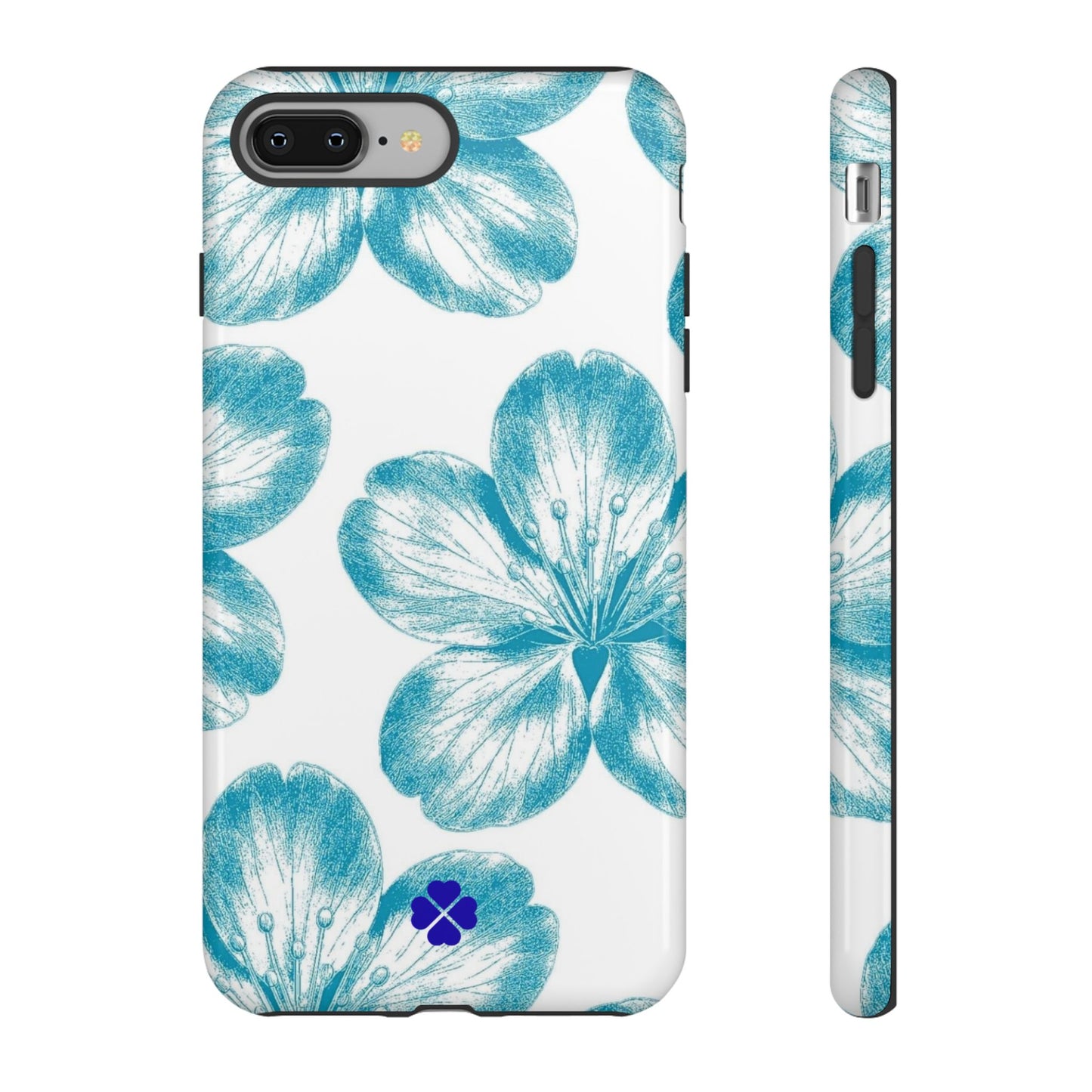 Blue Hibiscus Phone Case