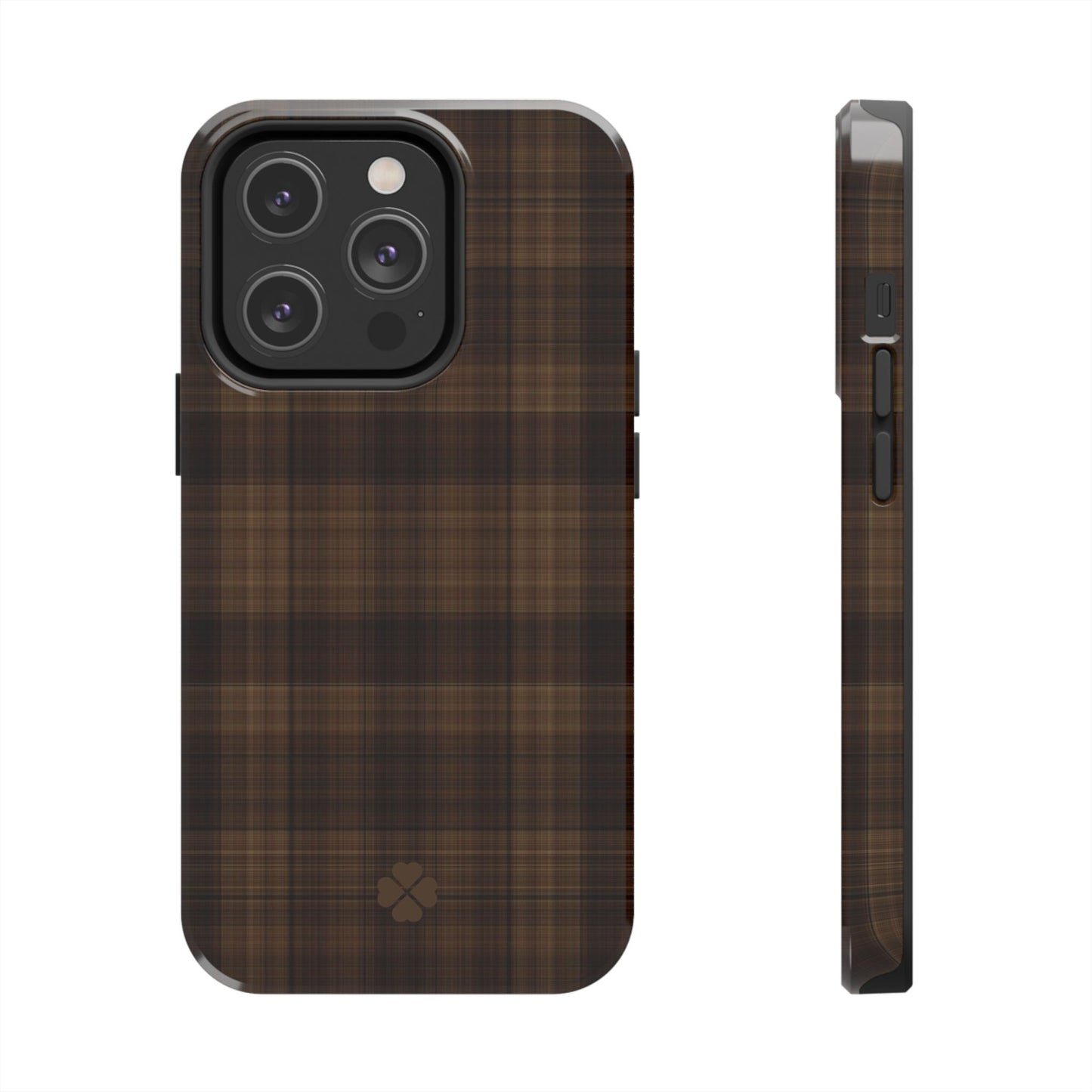 Brown Flannel Phone Case