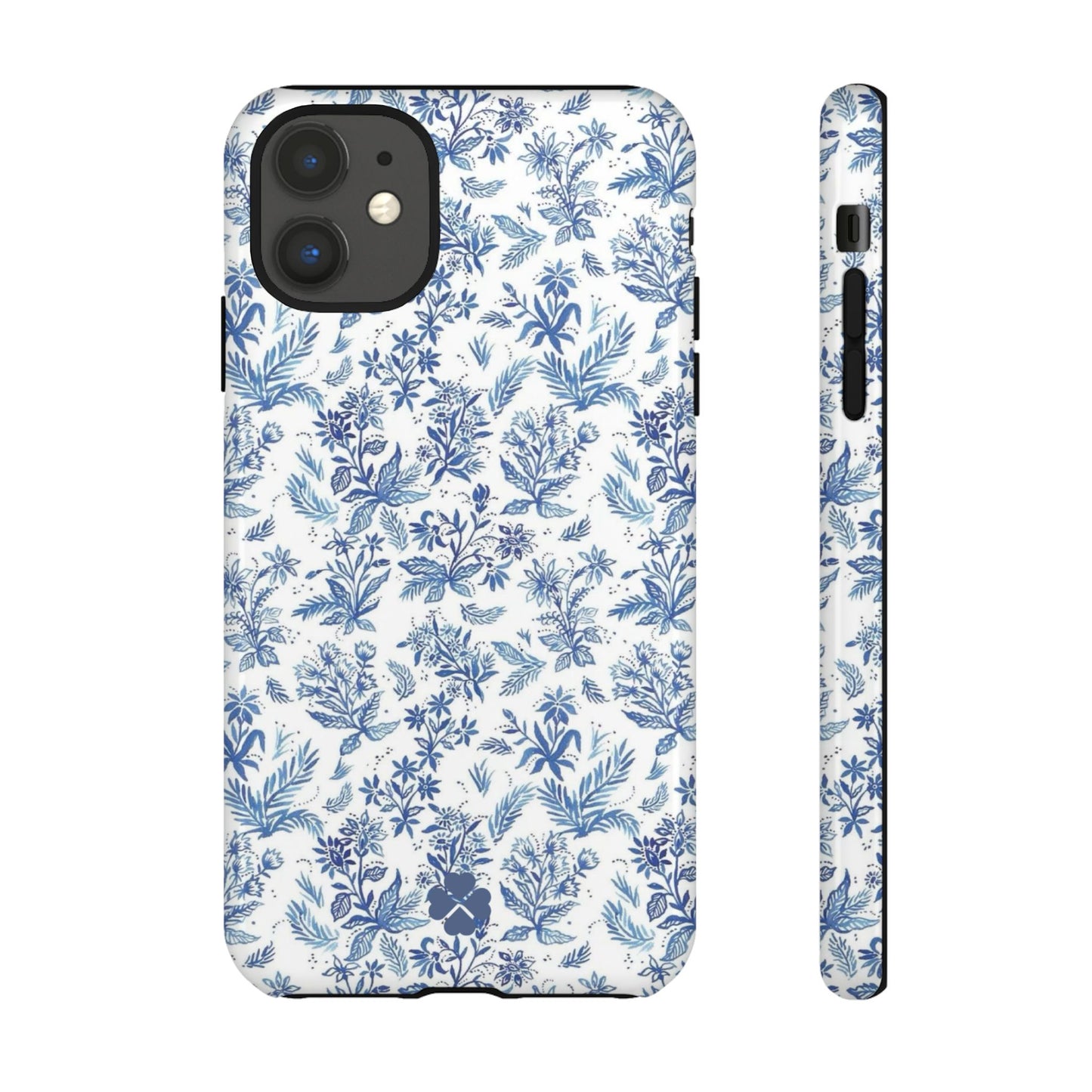 Blue Toile Phone Case
