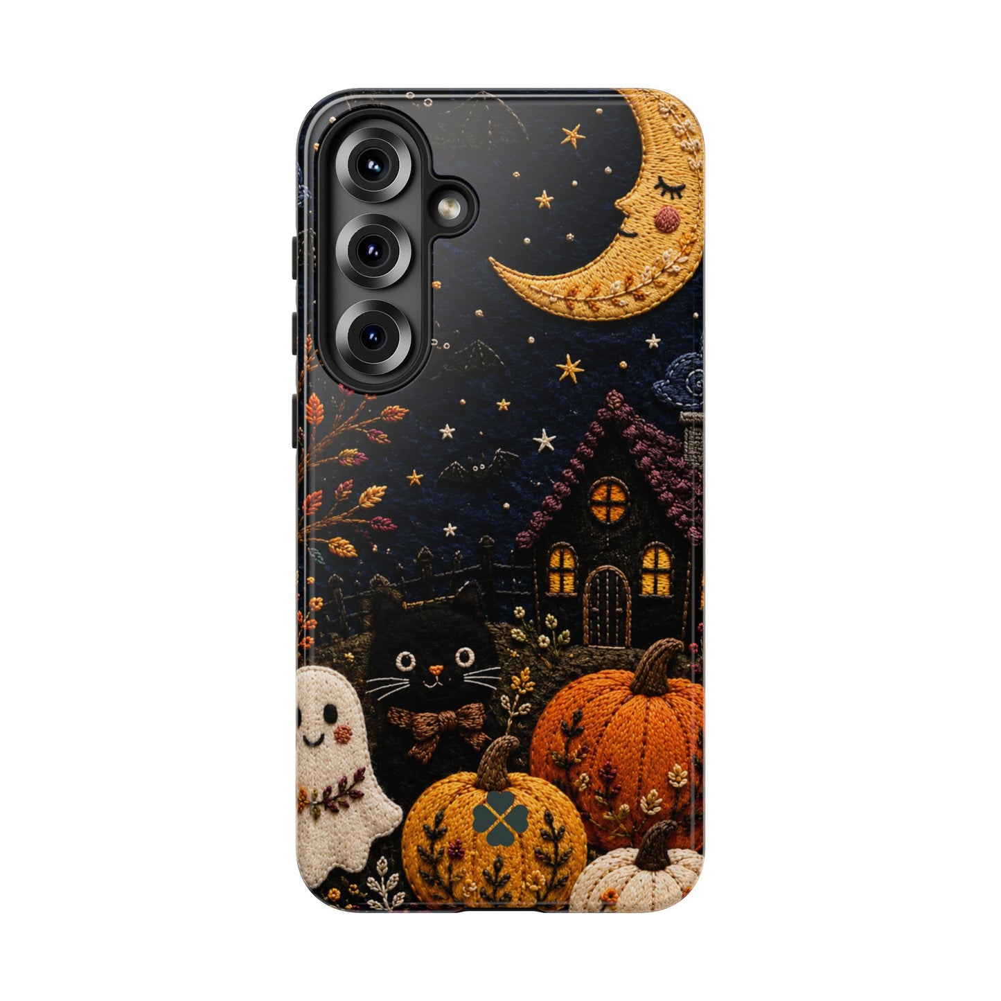 Embroidered Halloween Phone Case