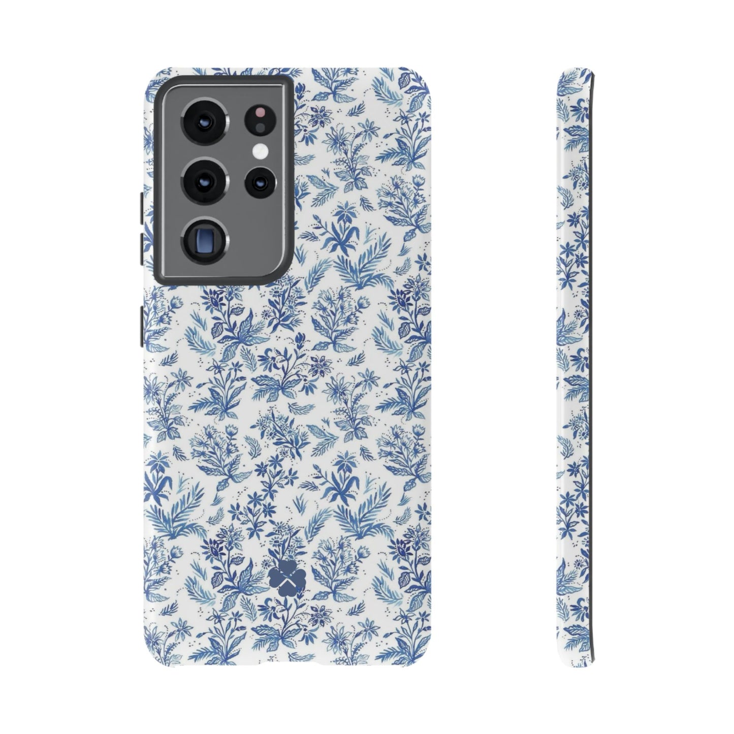 Blue Toile Phone Case