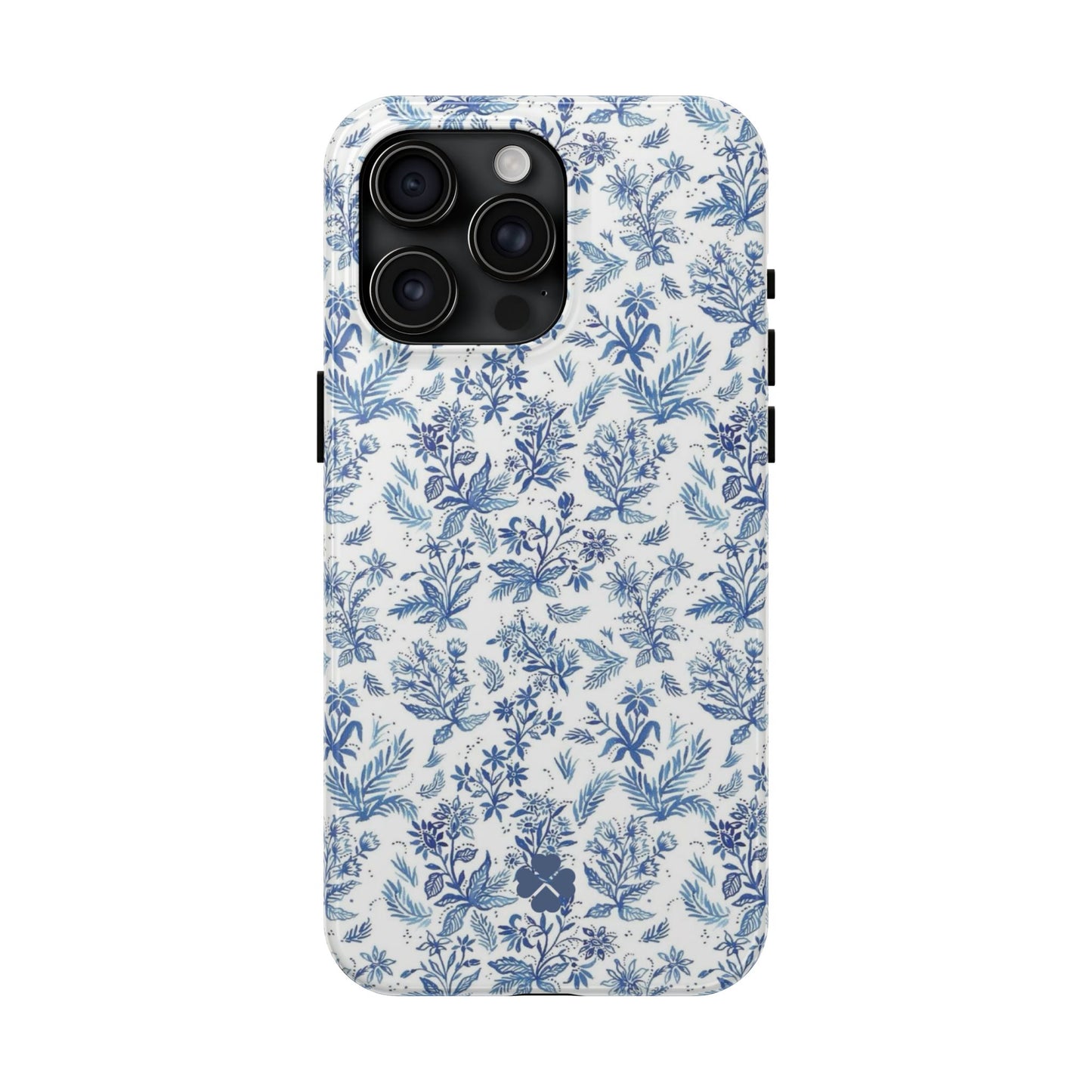 Blue Toile Phone Case