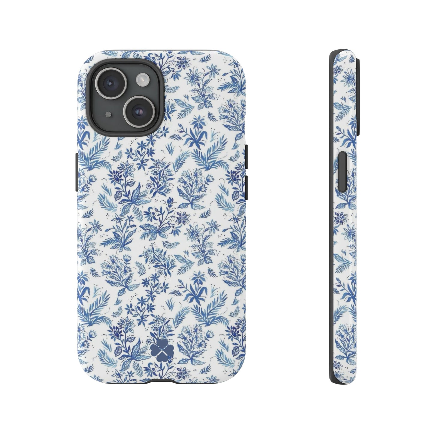 Blue Toile Phone Case