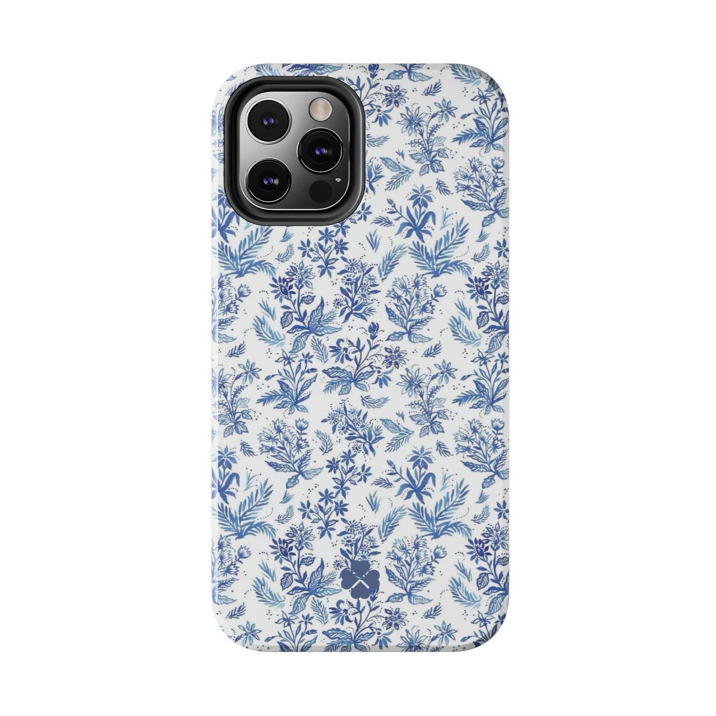 Blue Toile Phone Case