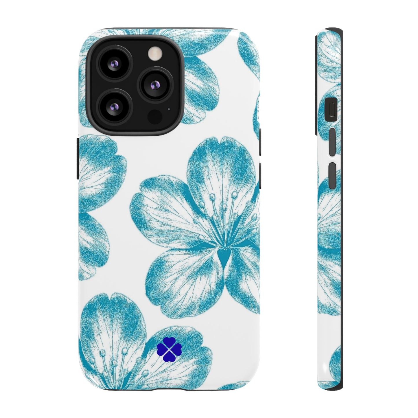 Blue Hibiscus Phone Case