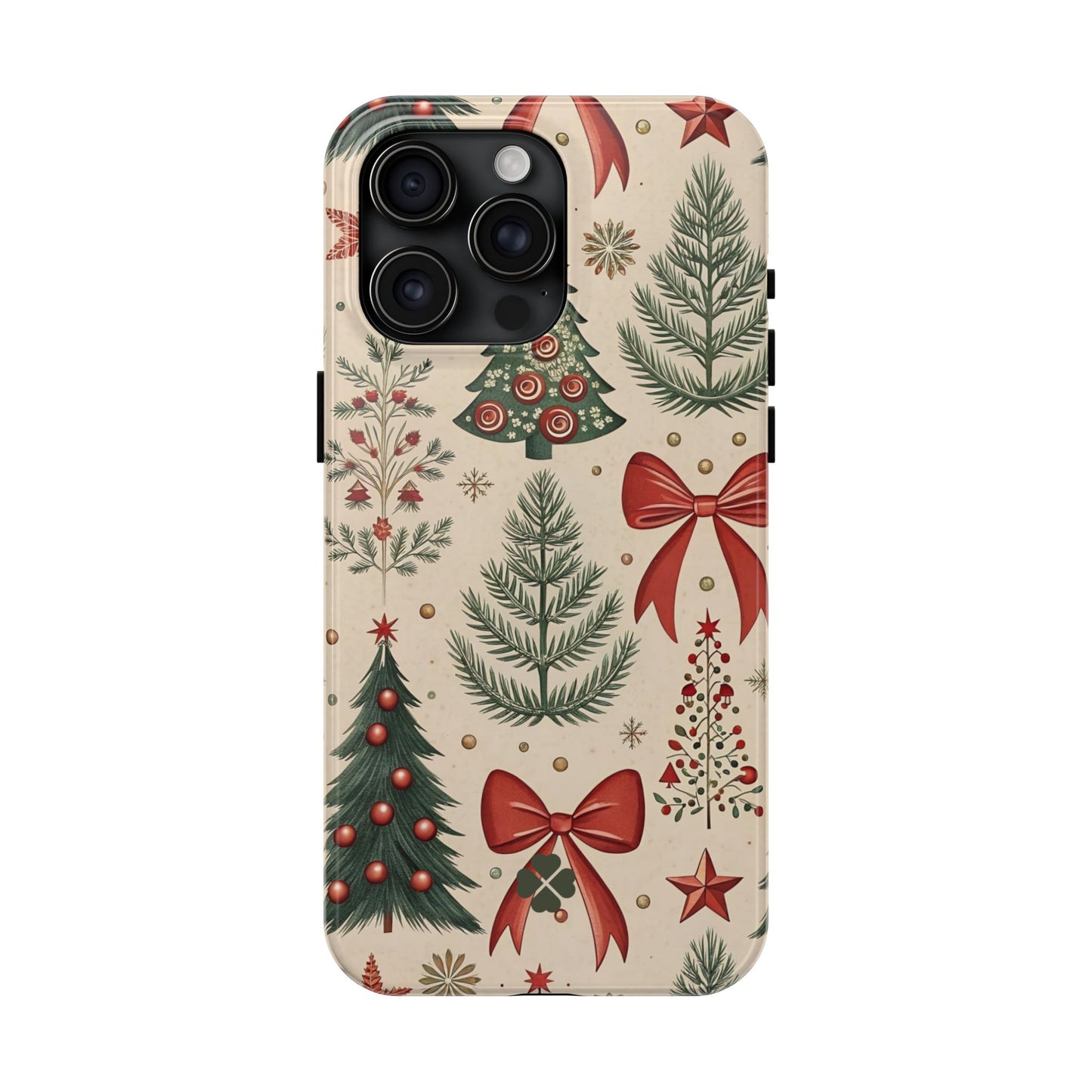 Christmas Tree Bow Phone Case
