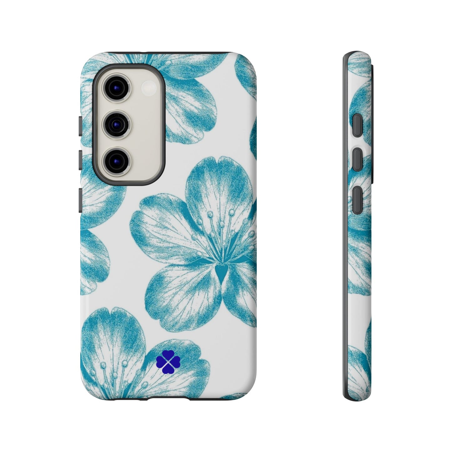 Blue Hibiscus Phone Case