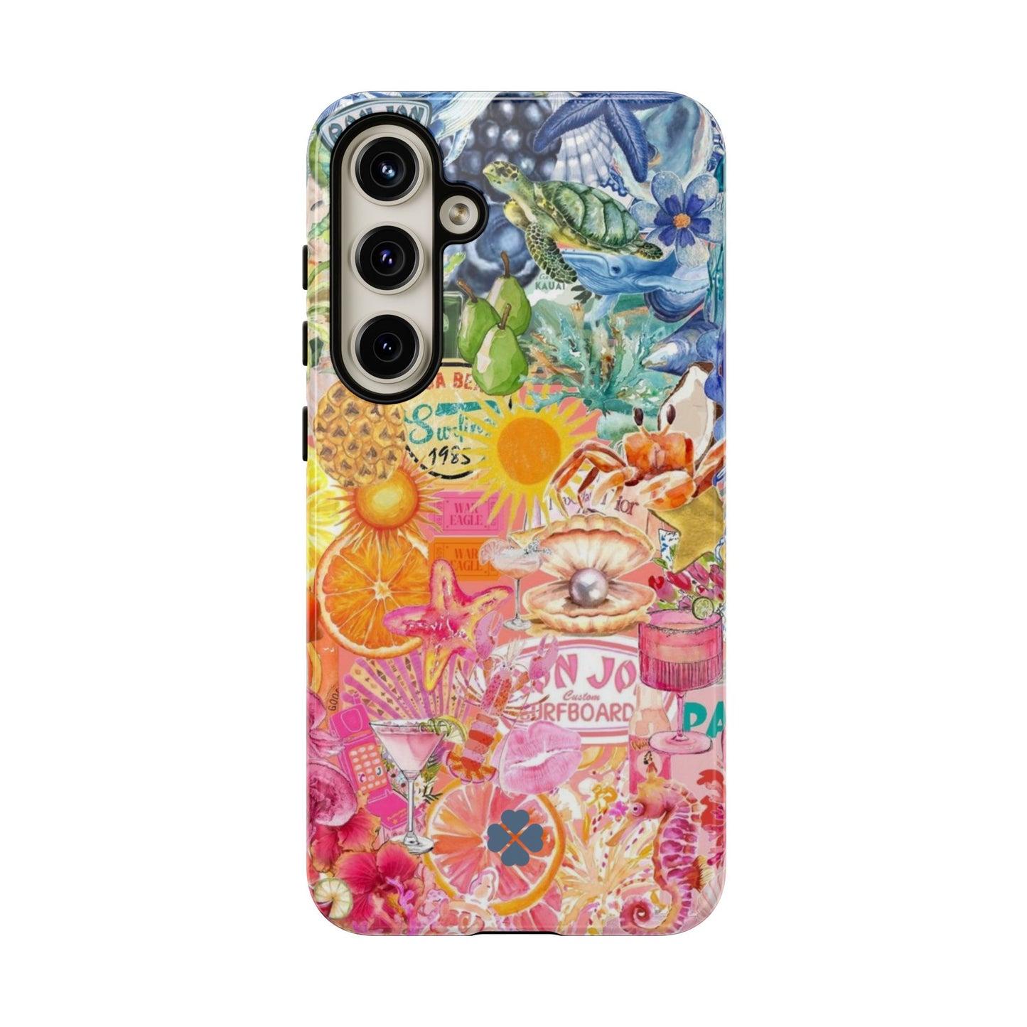 Rainbow Summer Collage Phone Case