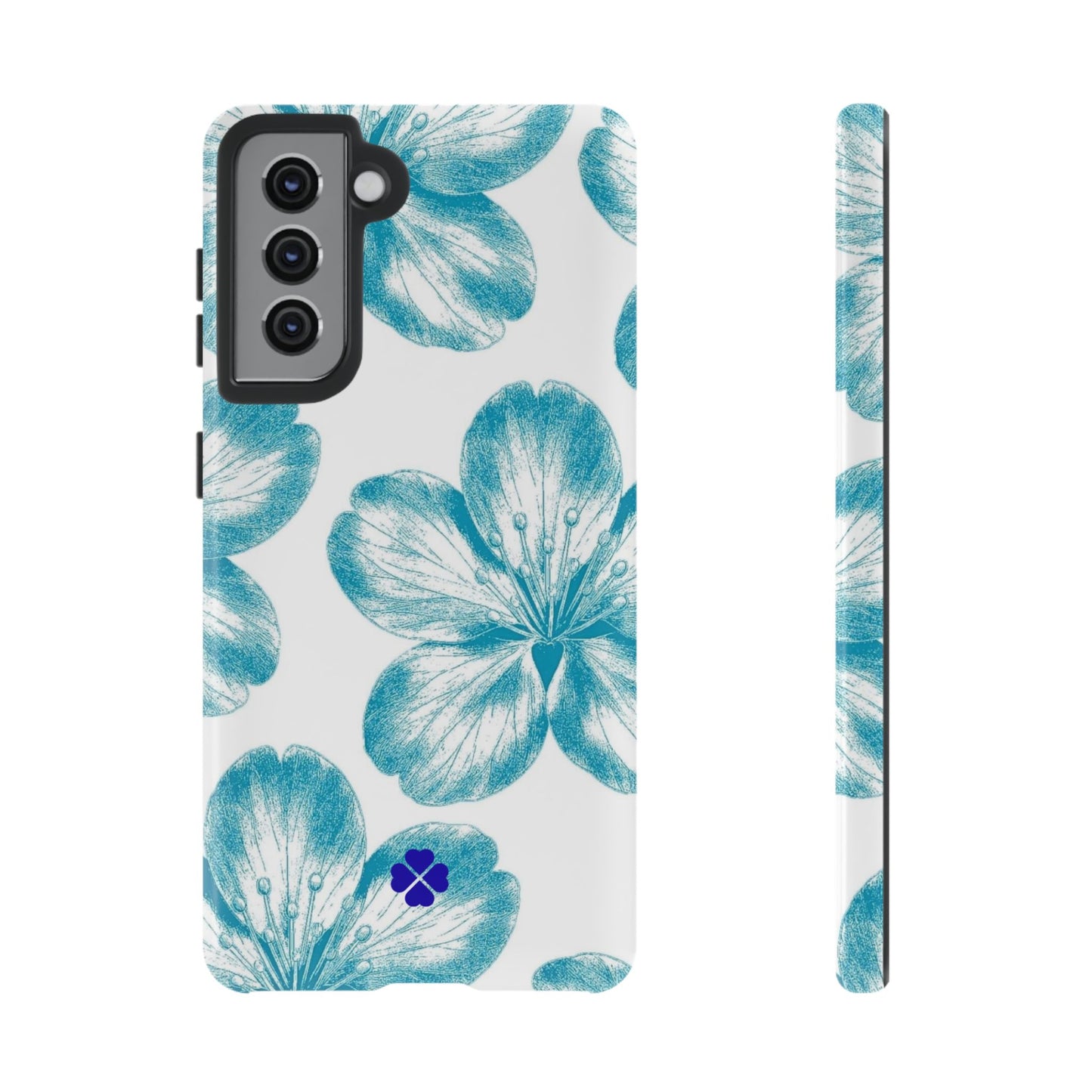 Blue Hibiscus Phone Case