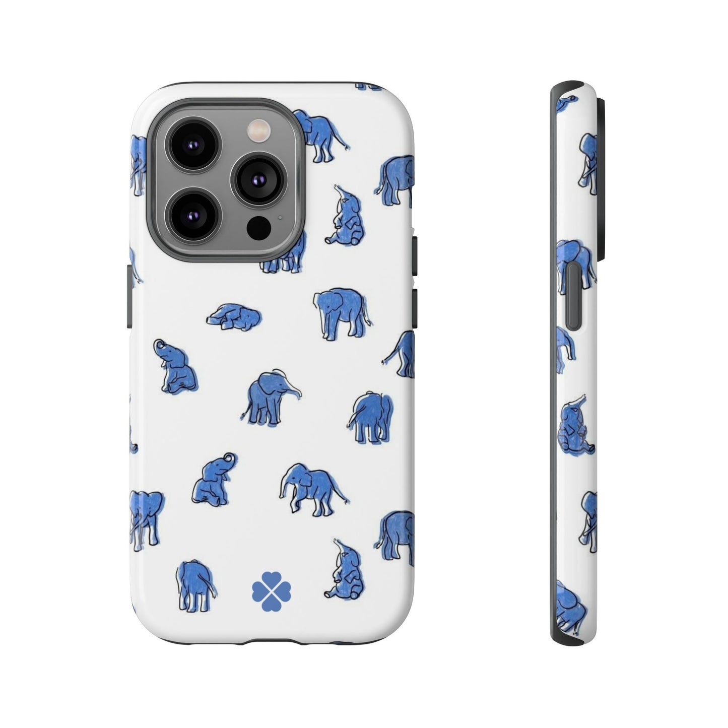 Blue Elephant Phone Case