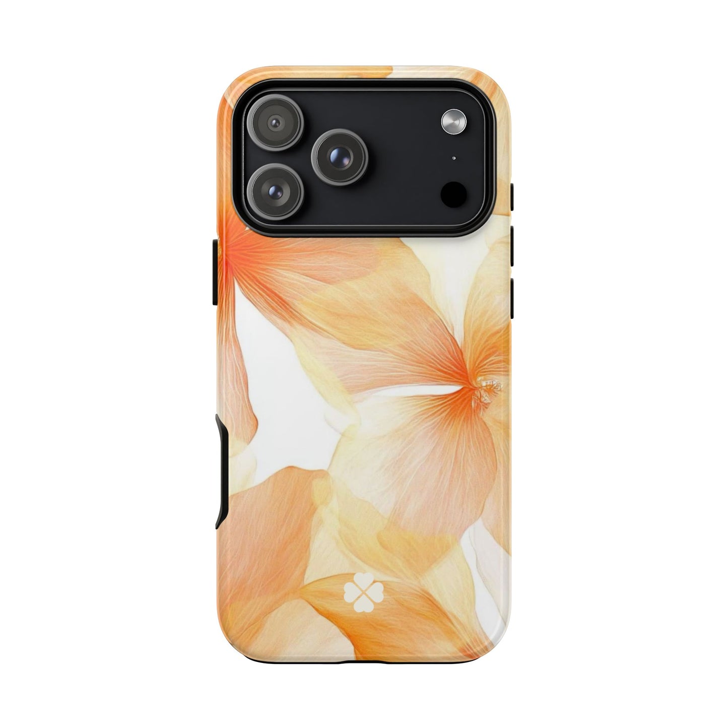 Orange Floral Phone Case