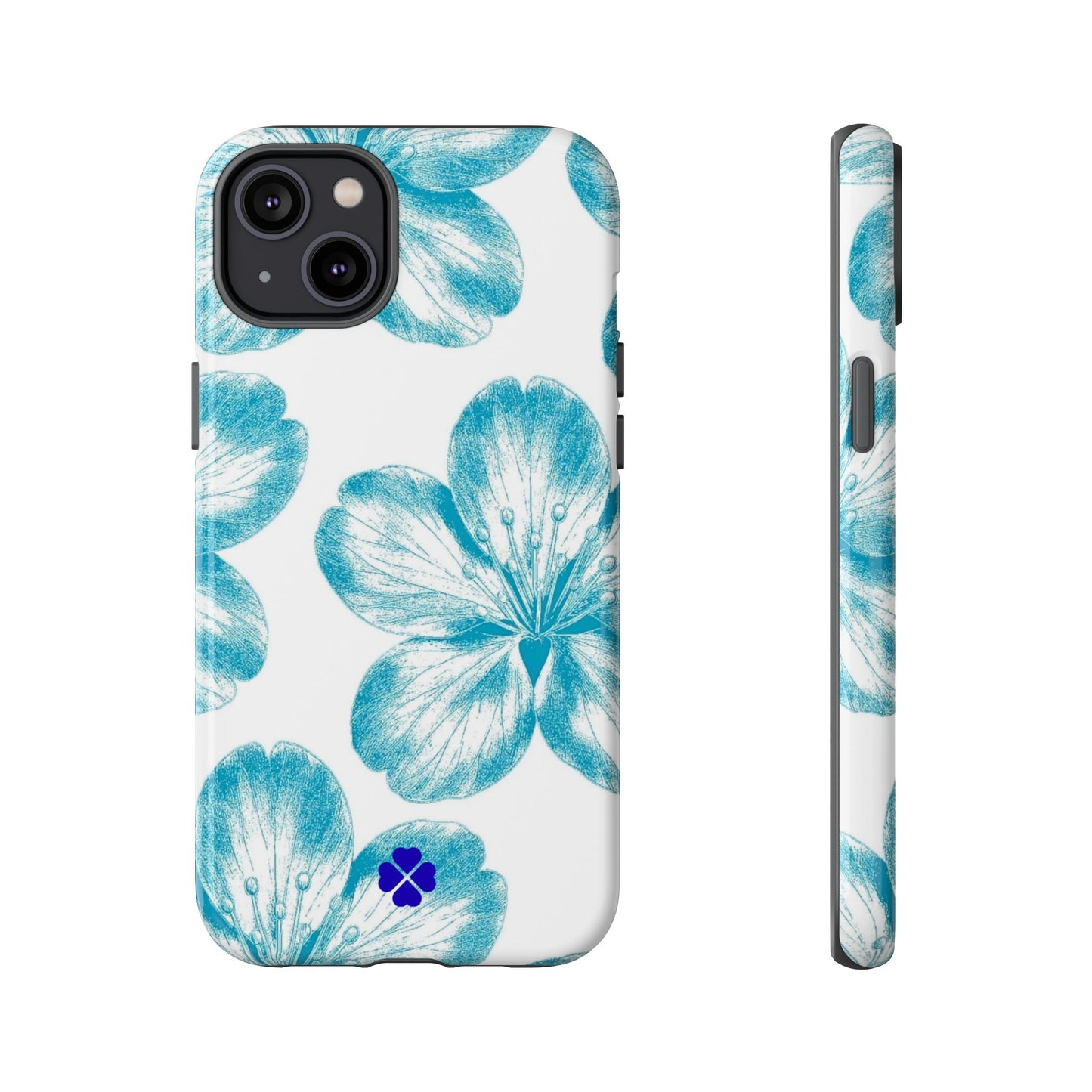 Blue Hibiscus Phone Case