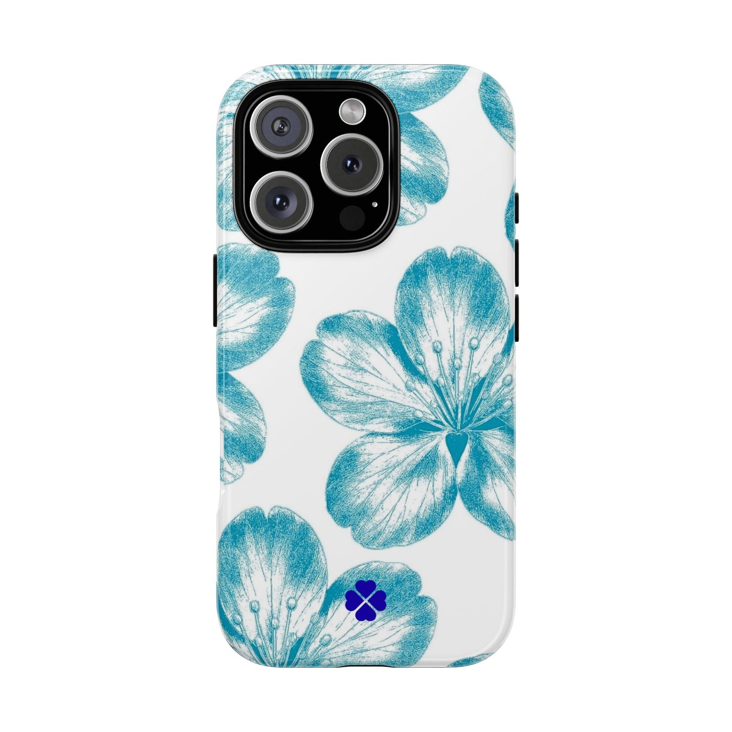 Blue Hibiscus Phone Case