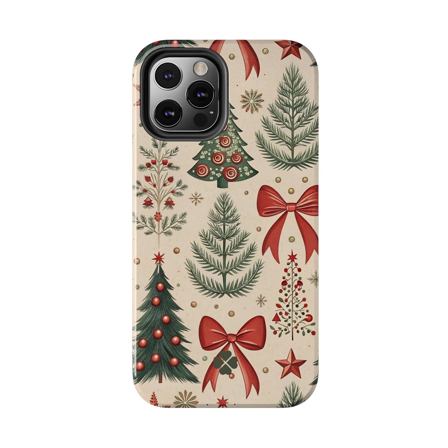 Christmas Tree Bow Phone Case