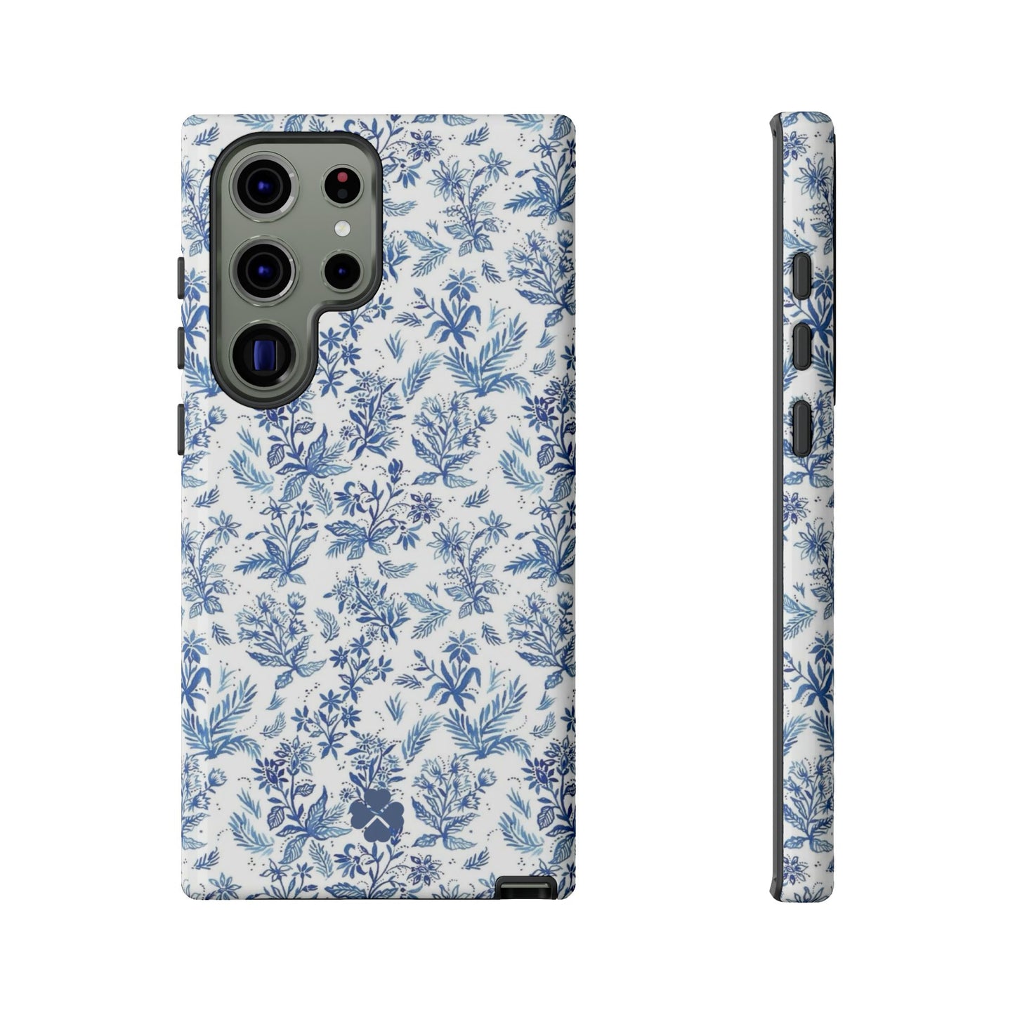 Blue Toile Phone Case