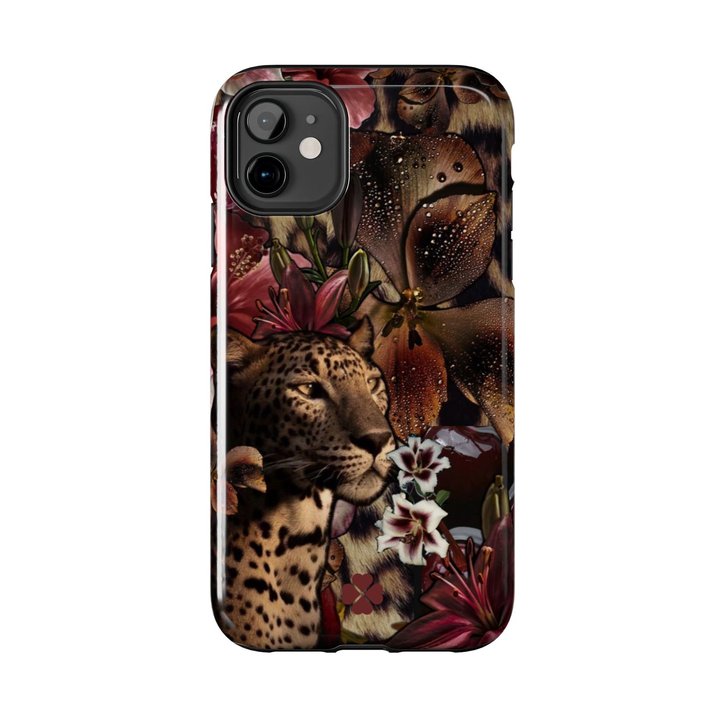 Leopard Floral Phone Case