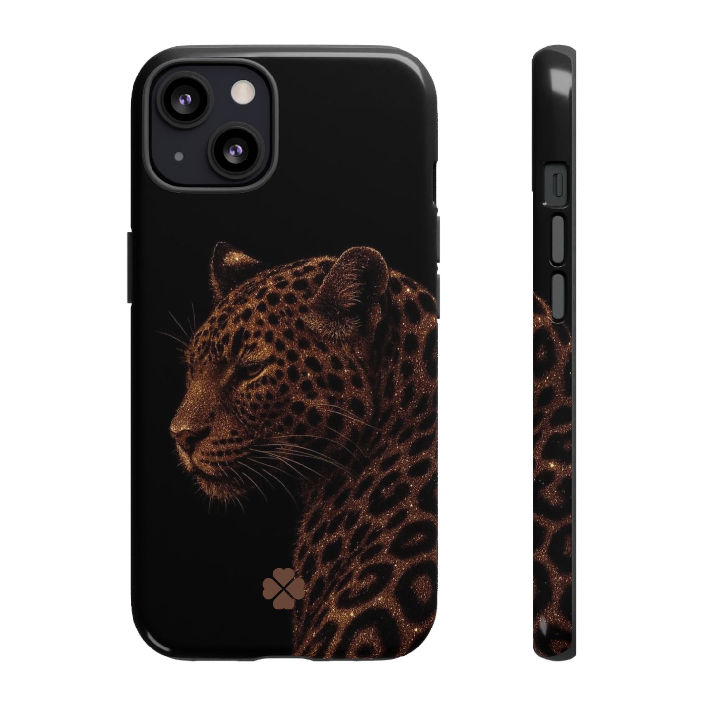 Glitter Leopard Phone Case