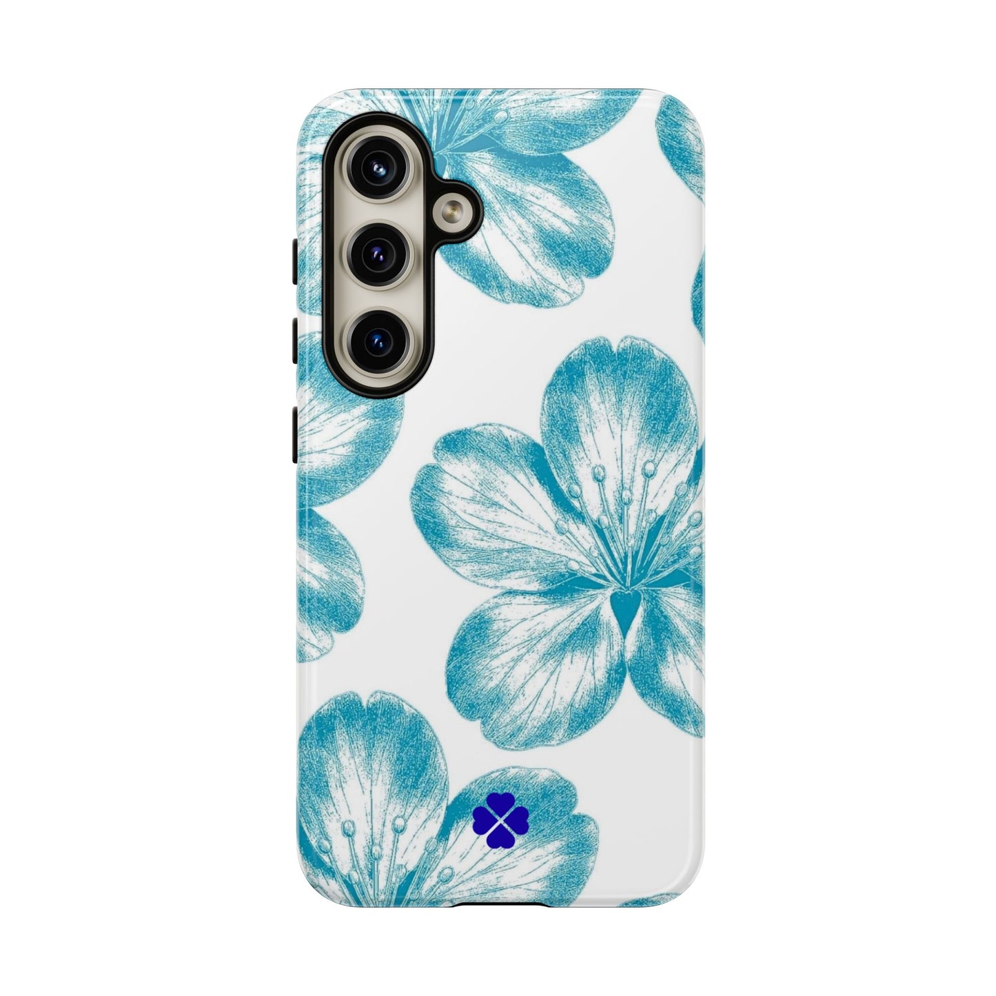Blue Hibiscus Phone Case