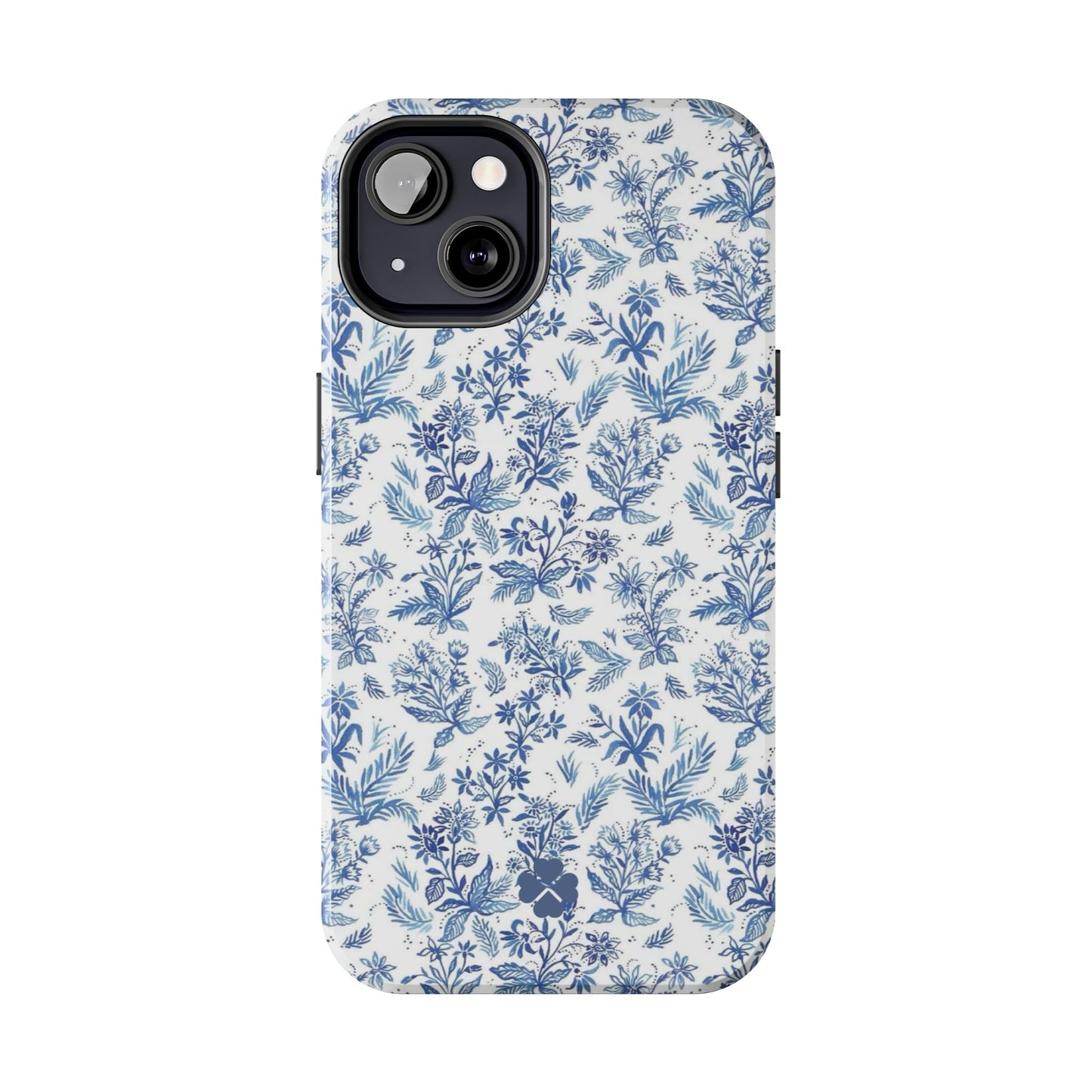 Blue Toile Phone Case