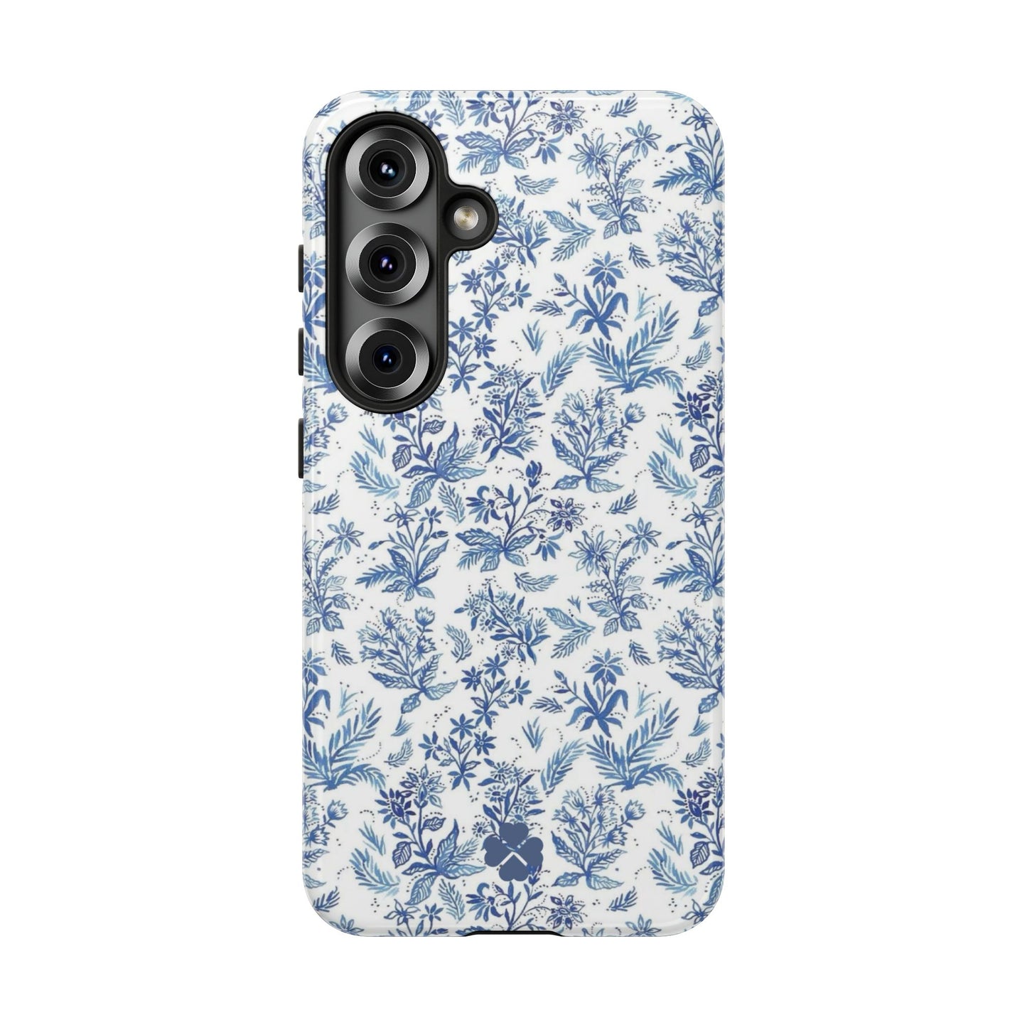 Blue Toile Phone Case