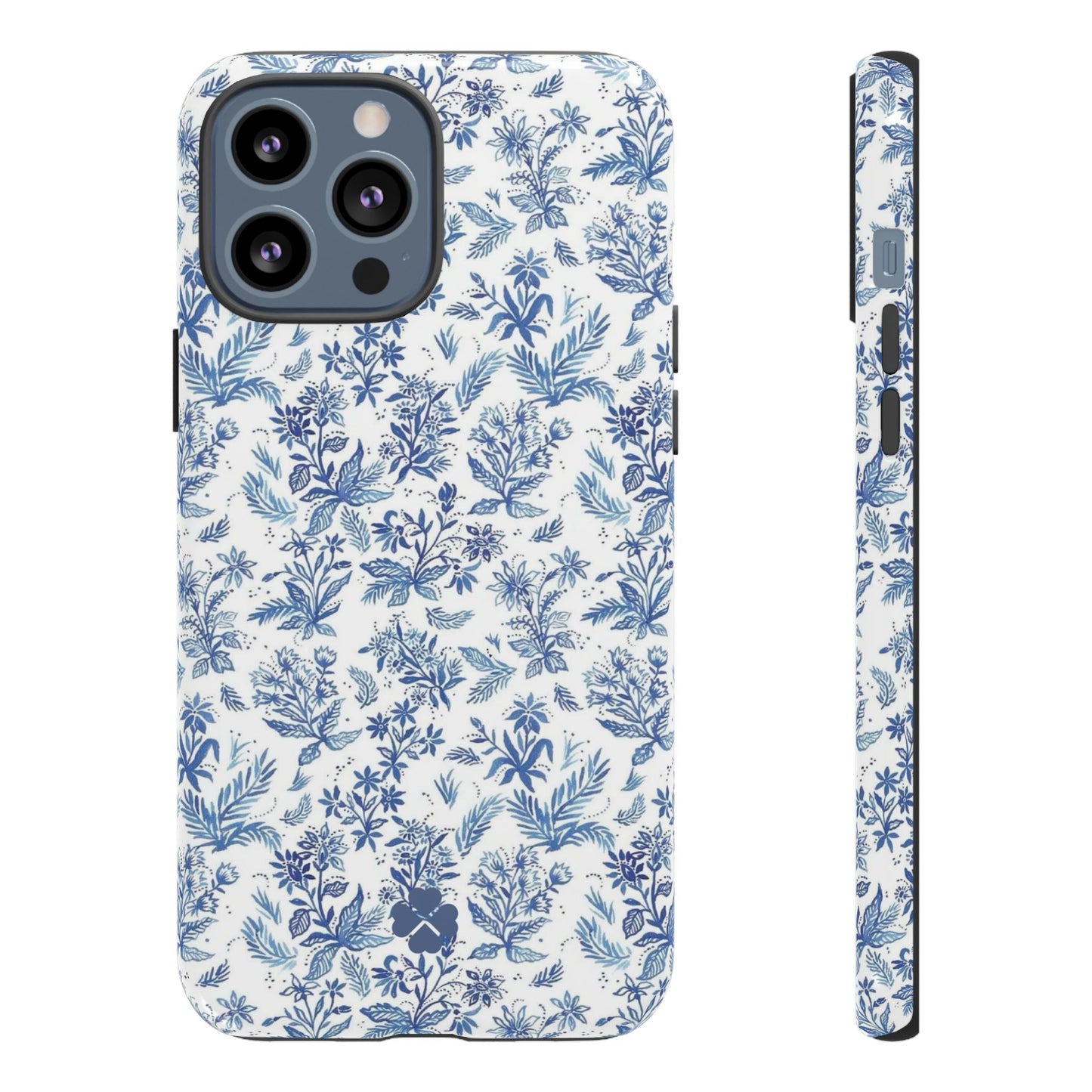 Blue Toile Phone Case
