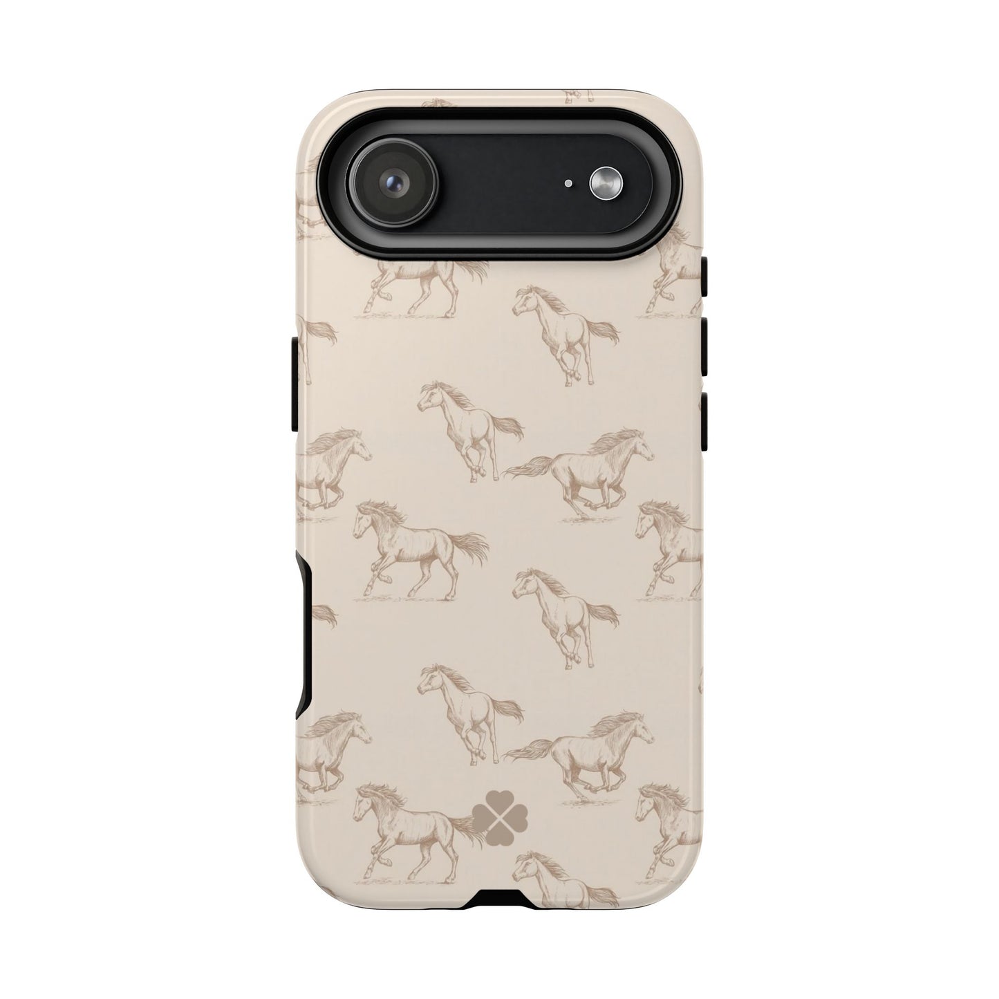 Beige Equestrian Phone Case