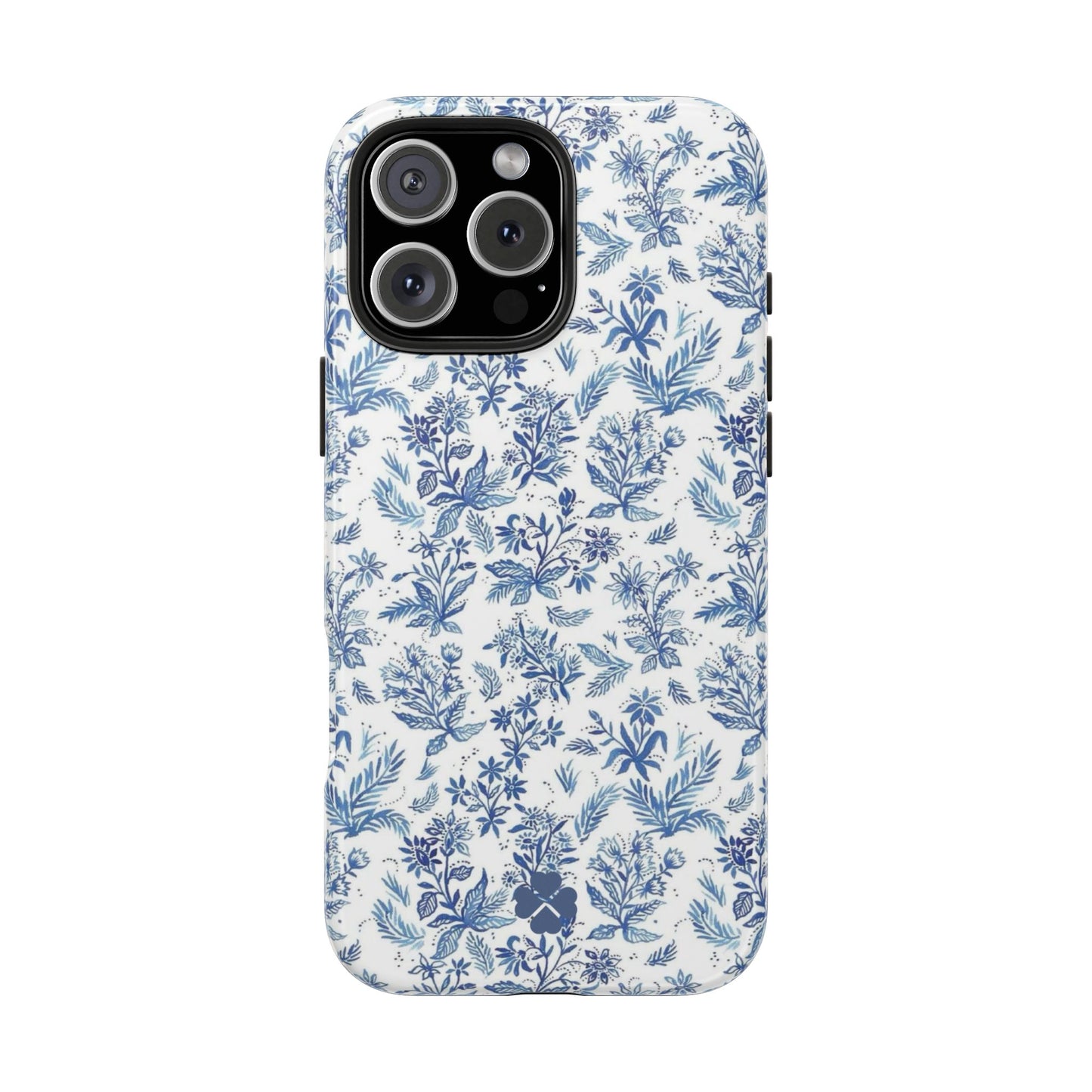 Blue Toile Phone Case