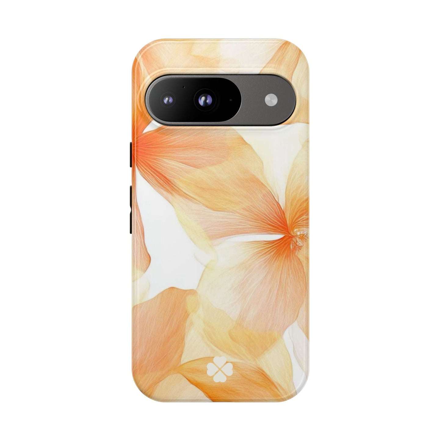Orange Floral Phone Case