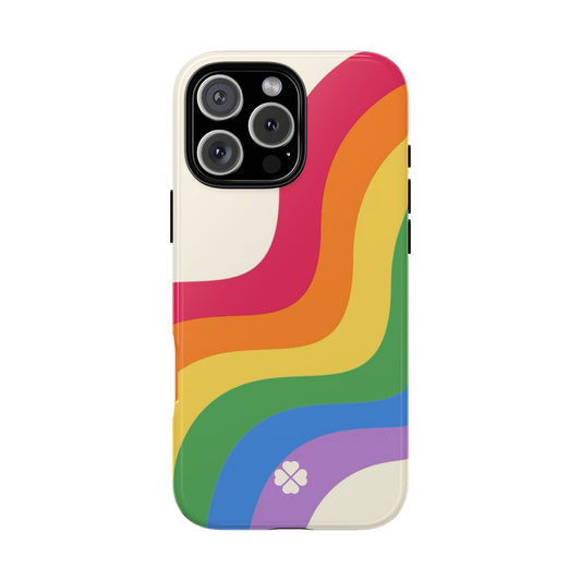 Rainbow Wave Phone Case