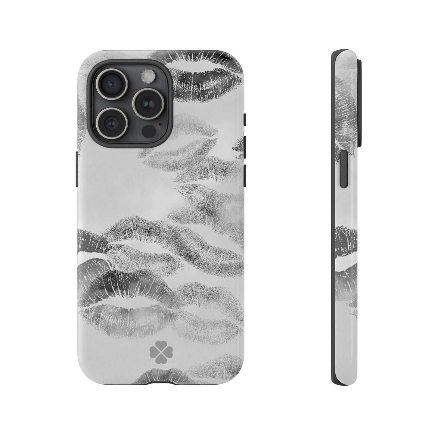 B&W Kiss Phone Case