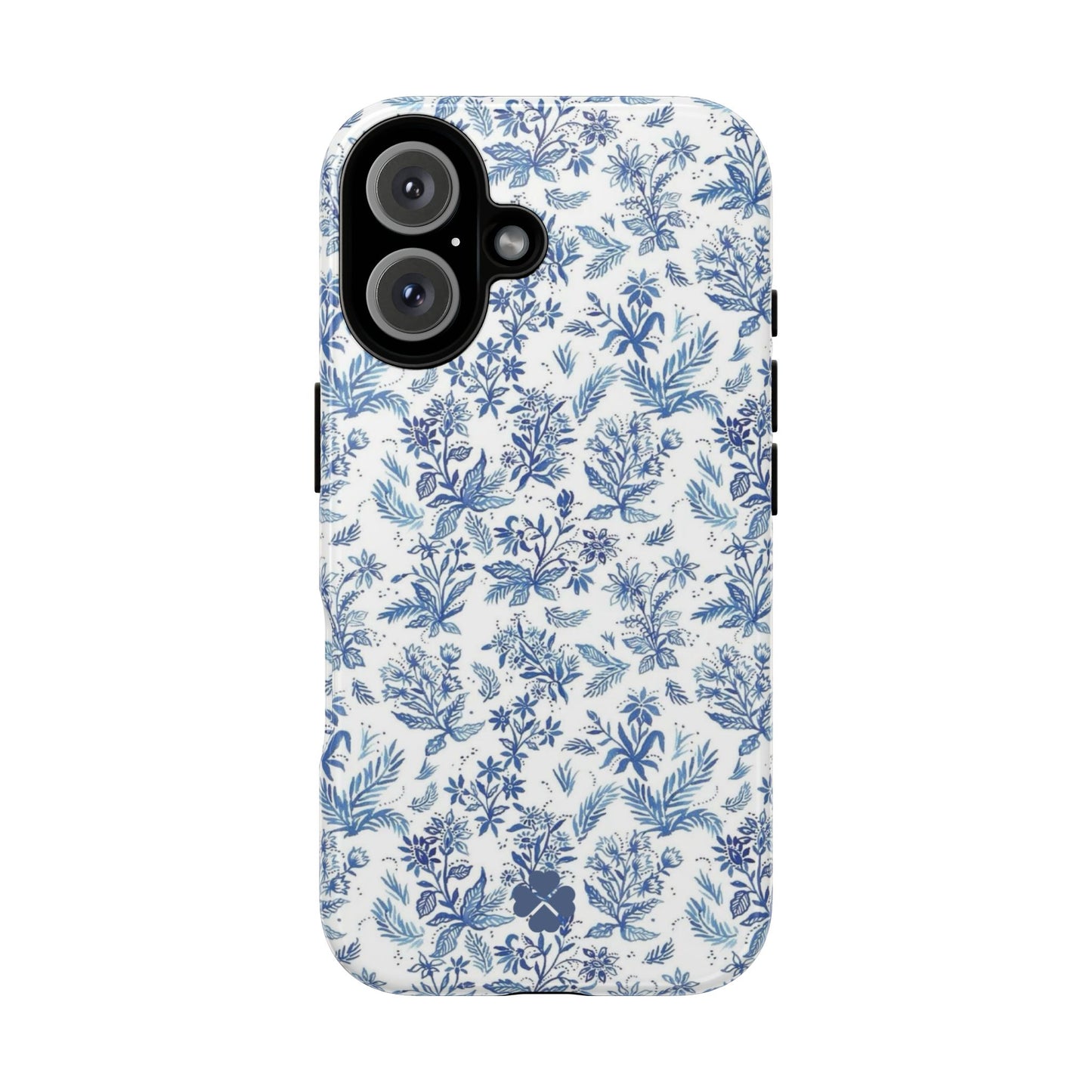 Blue Toile Phone Case