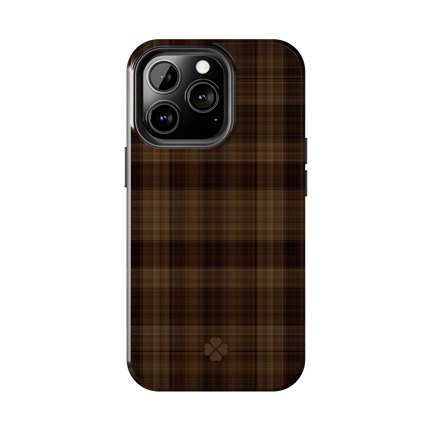 Brown Flannel Phone Case