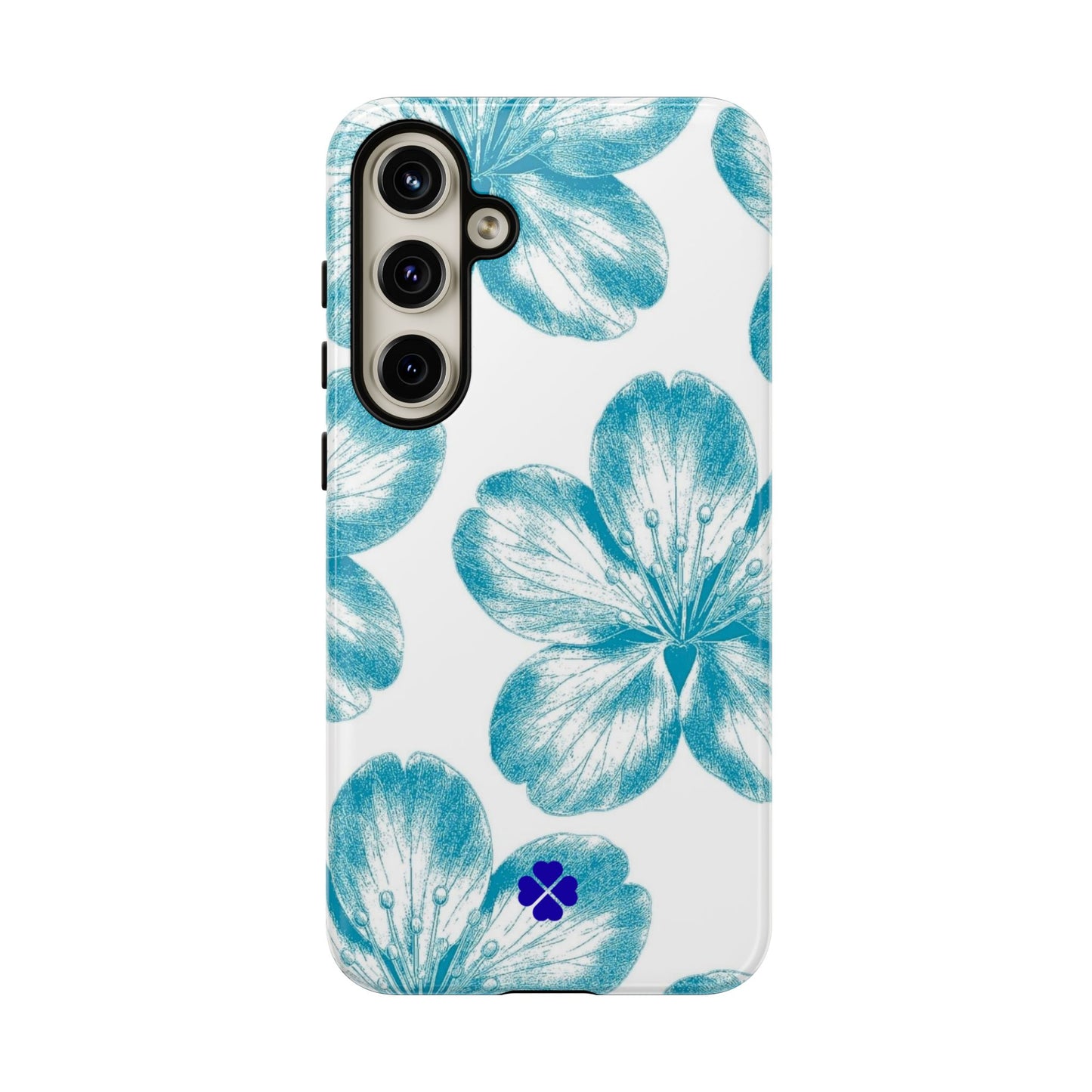 Blue Hibiscus Phone Case