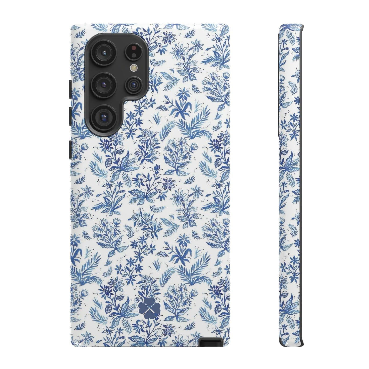 Blue Toile Phone Case