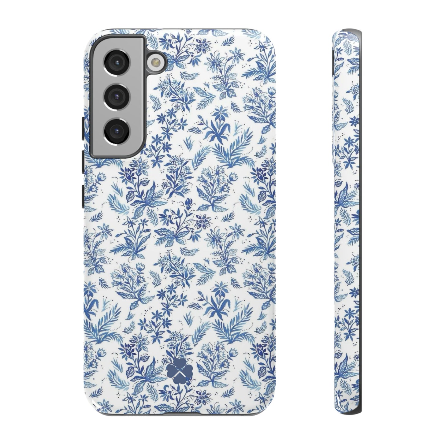 Blue Toile Phone Case