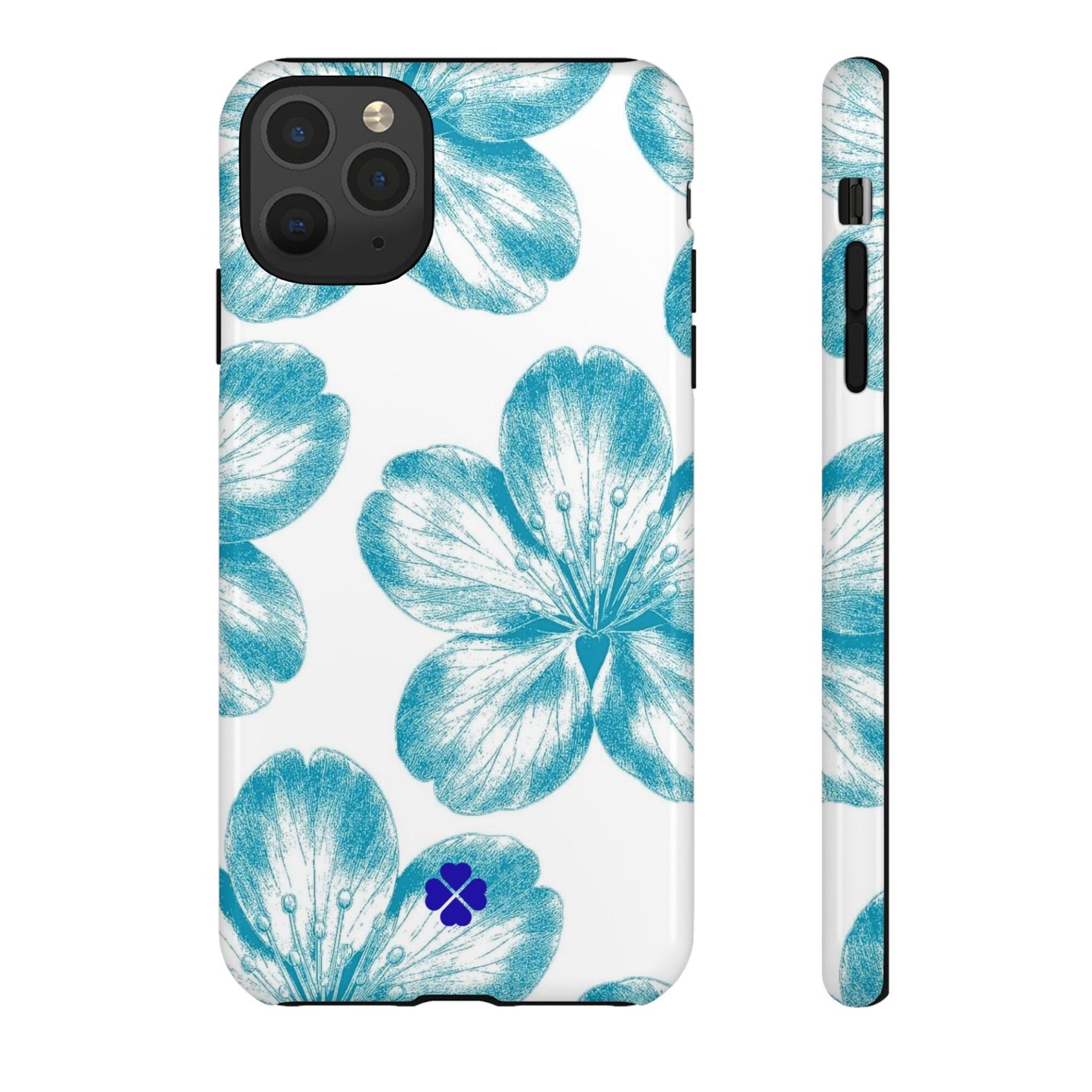 Blue Hibiscus Phone Case