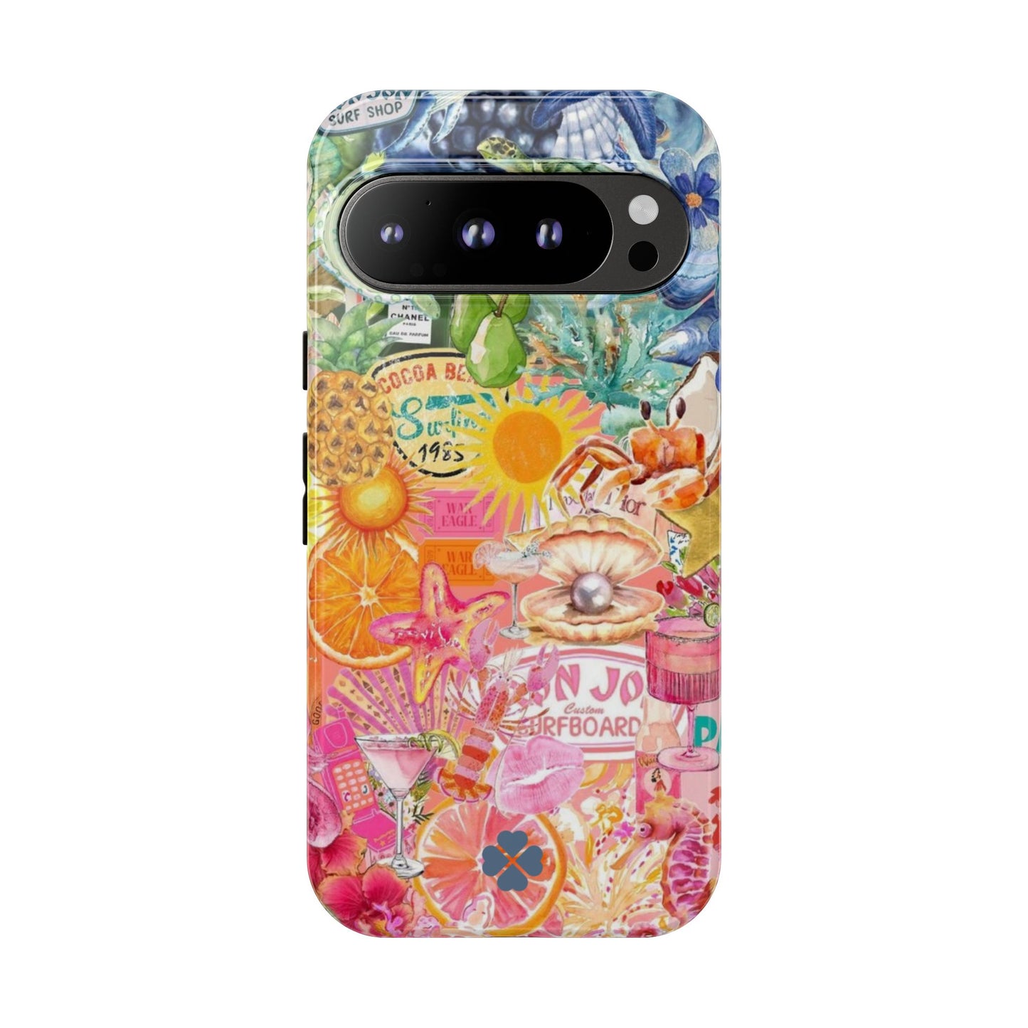 Rainbow Summer Collage Phone Case