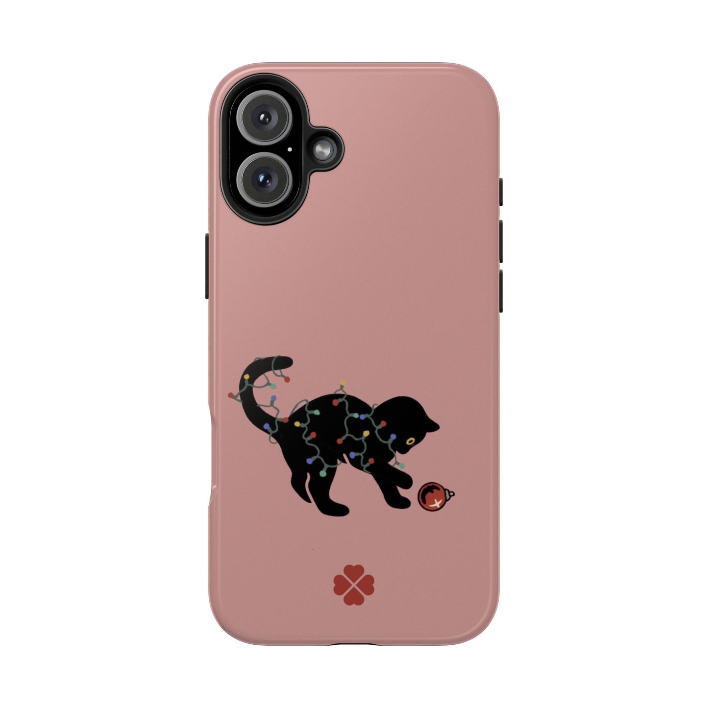 Kitty Christmas Lights Phone Case